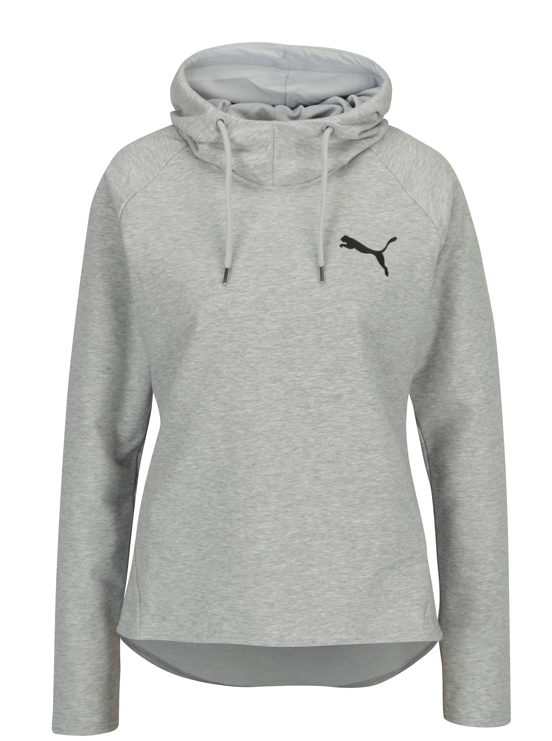 Světle šedá dámská mikina s kapucí Puma