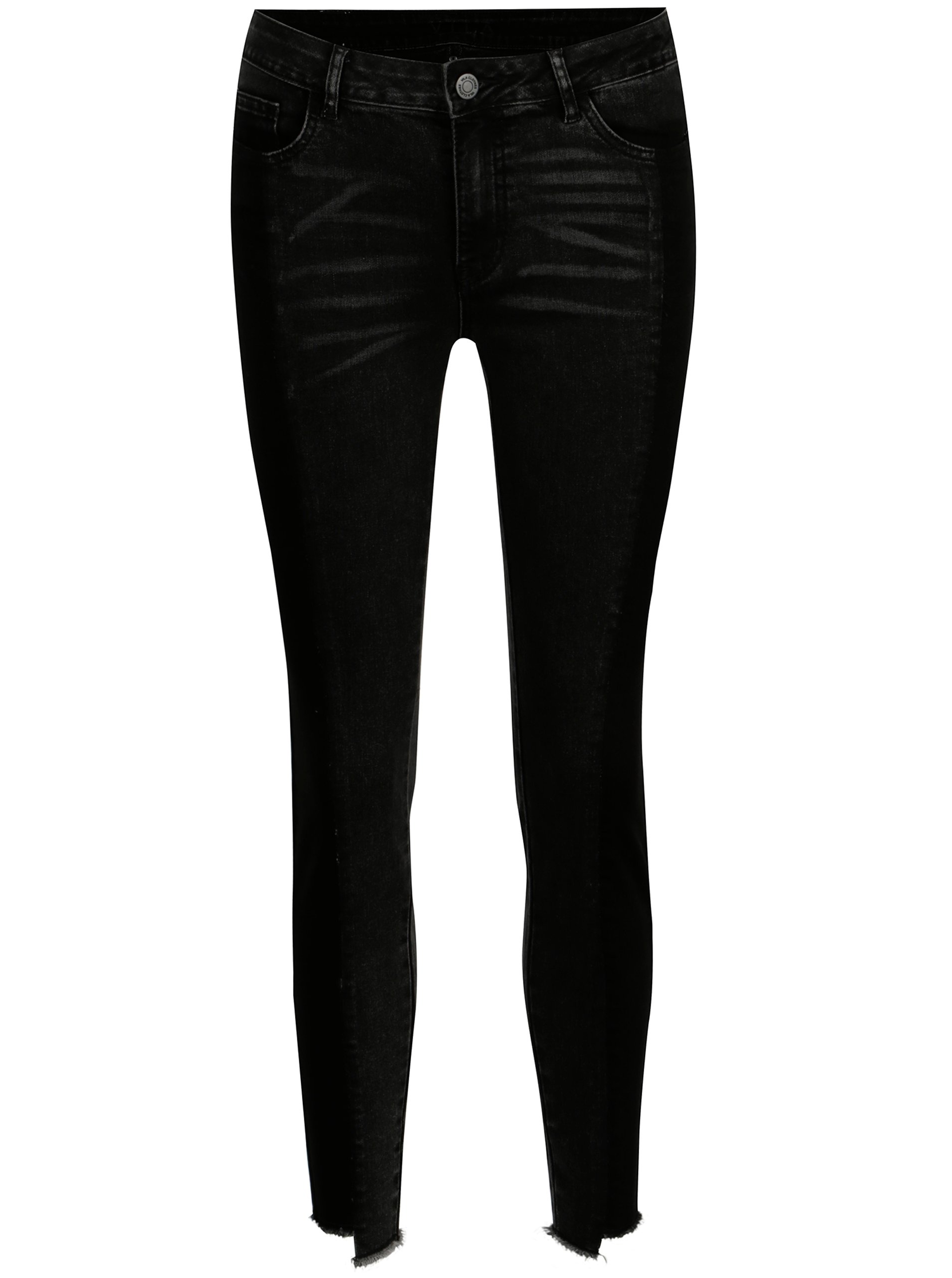 Černé skinny džíny VILA Malikka