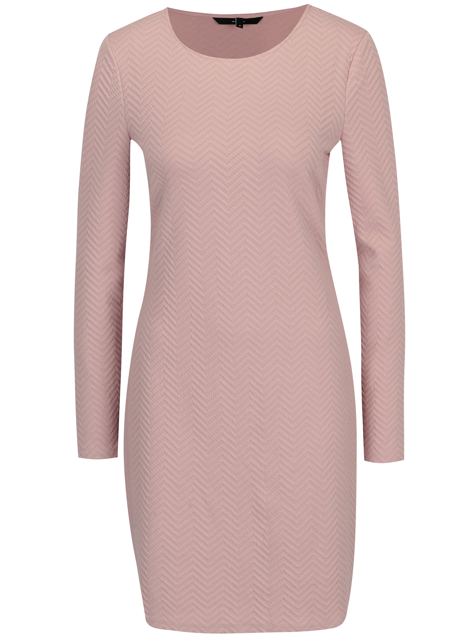 Světle růžové šaty VERO MODA Jazelda