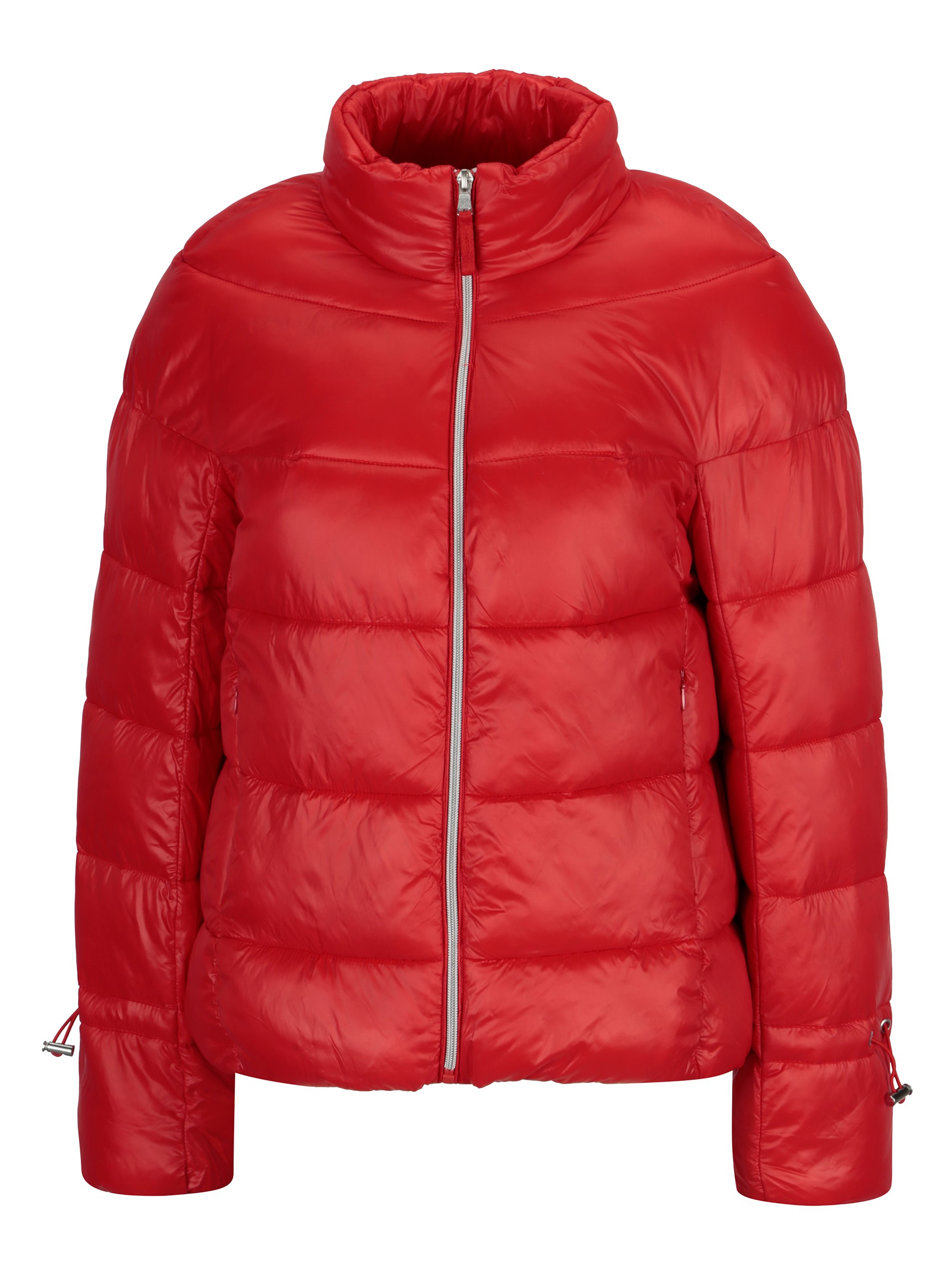 Červená prošívaná zimní bunda VERO MODA Ramona