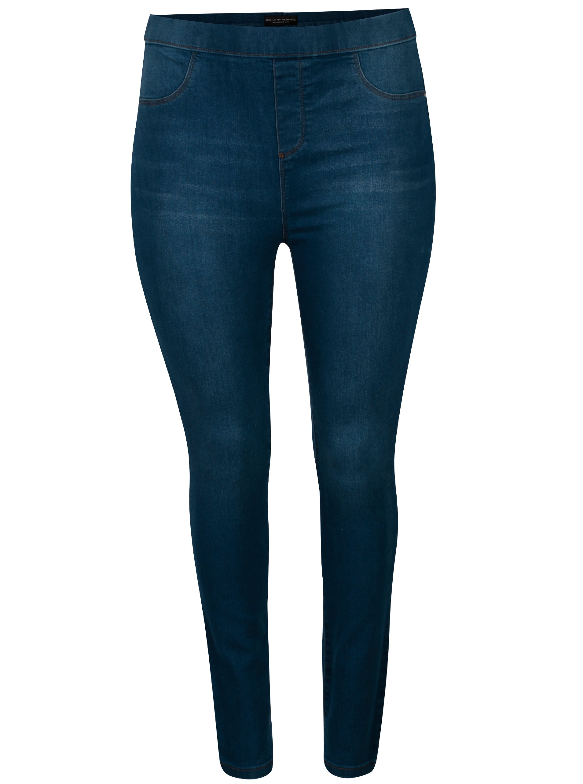 Modré jeggings Dorothy Perkins Curve
