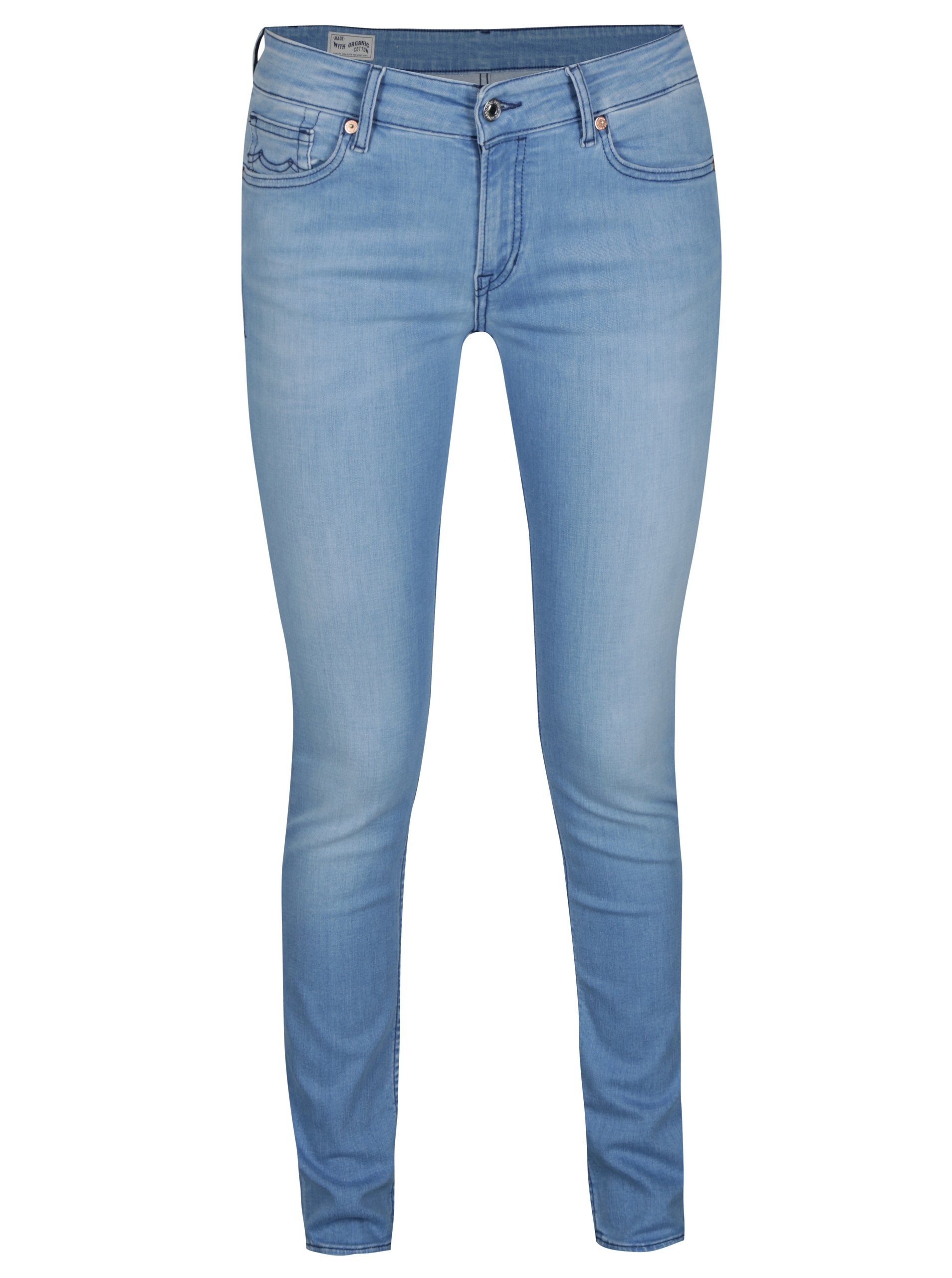Světle modré dámské slim fit džíny Kings of Indigo Juno