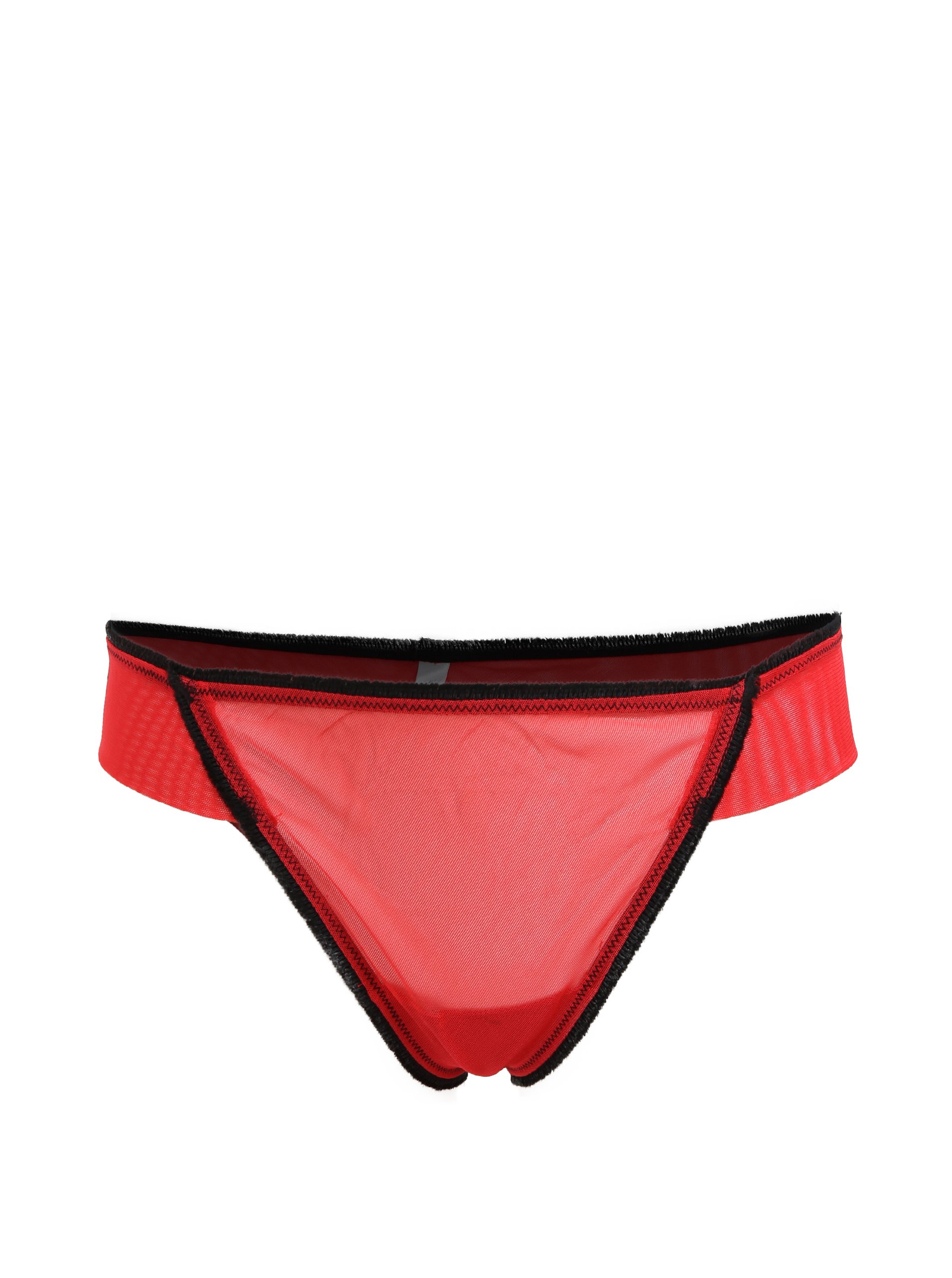 Červené průsvitné brazilky Eden Lingerie