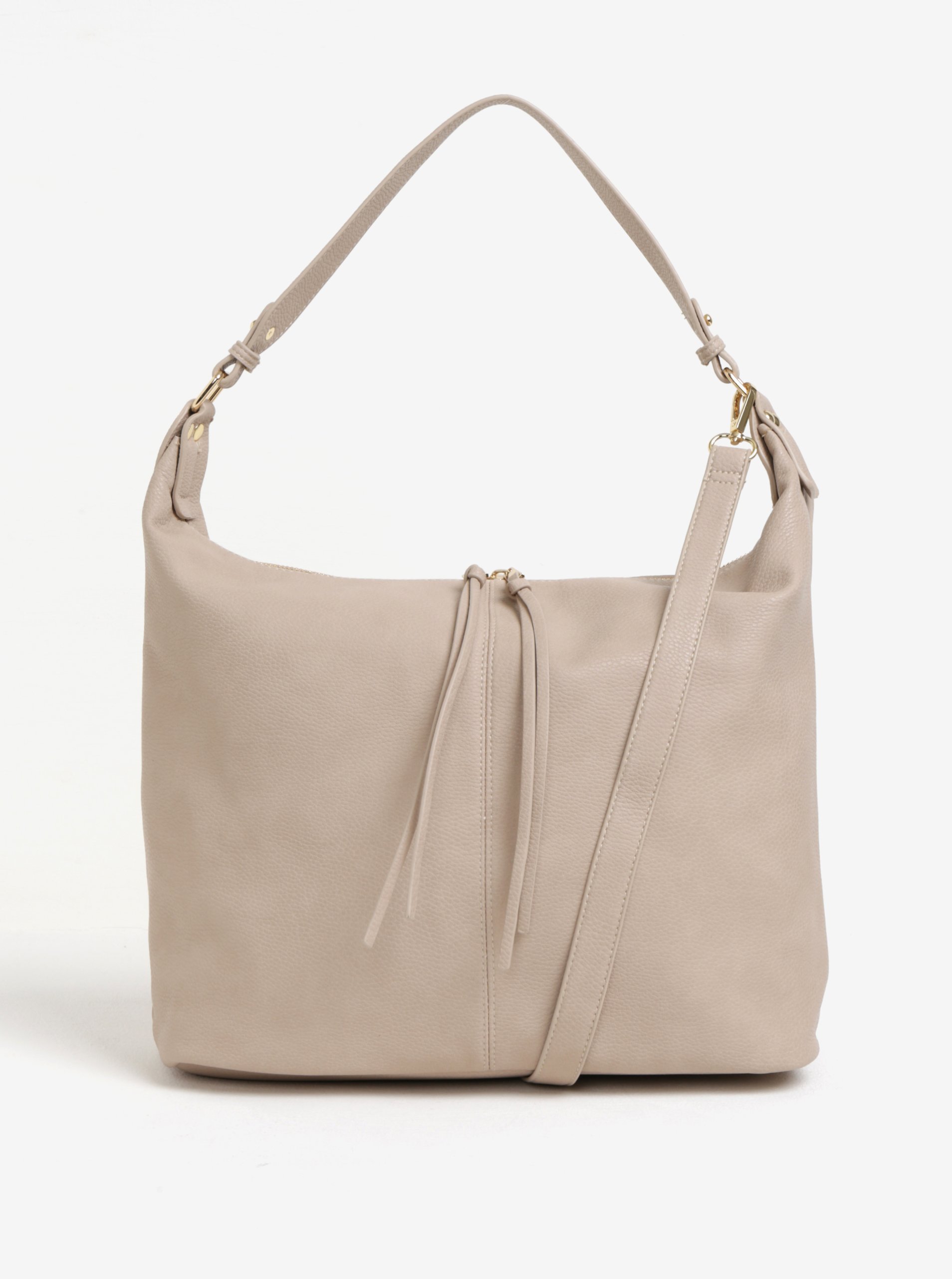 Béžová kabelka s třásněmi Dorothy Perkins