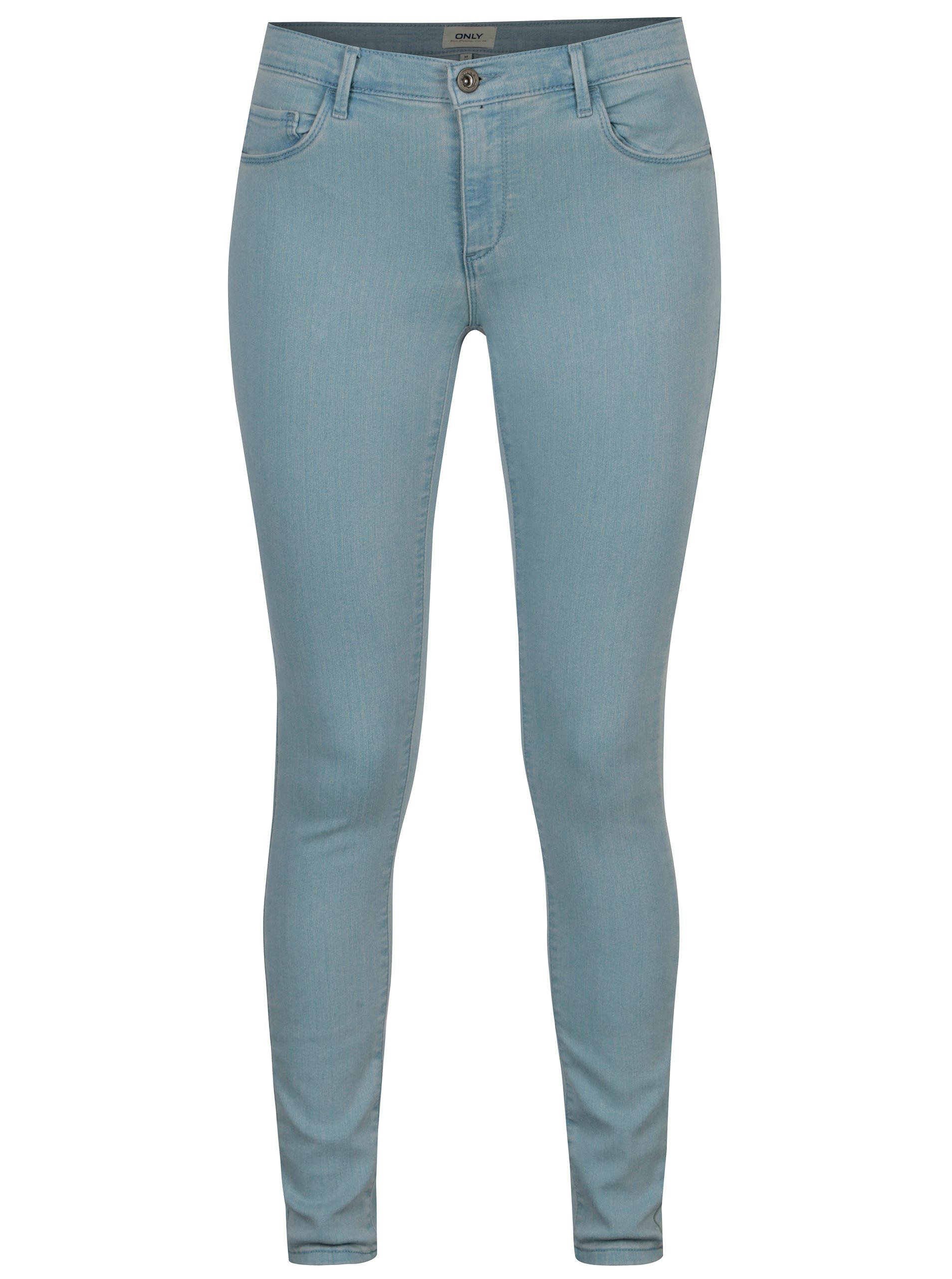 Světle modré skinny fit džíny ONLY Rain