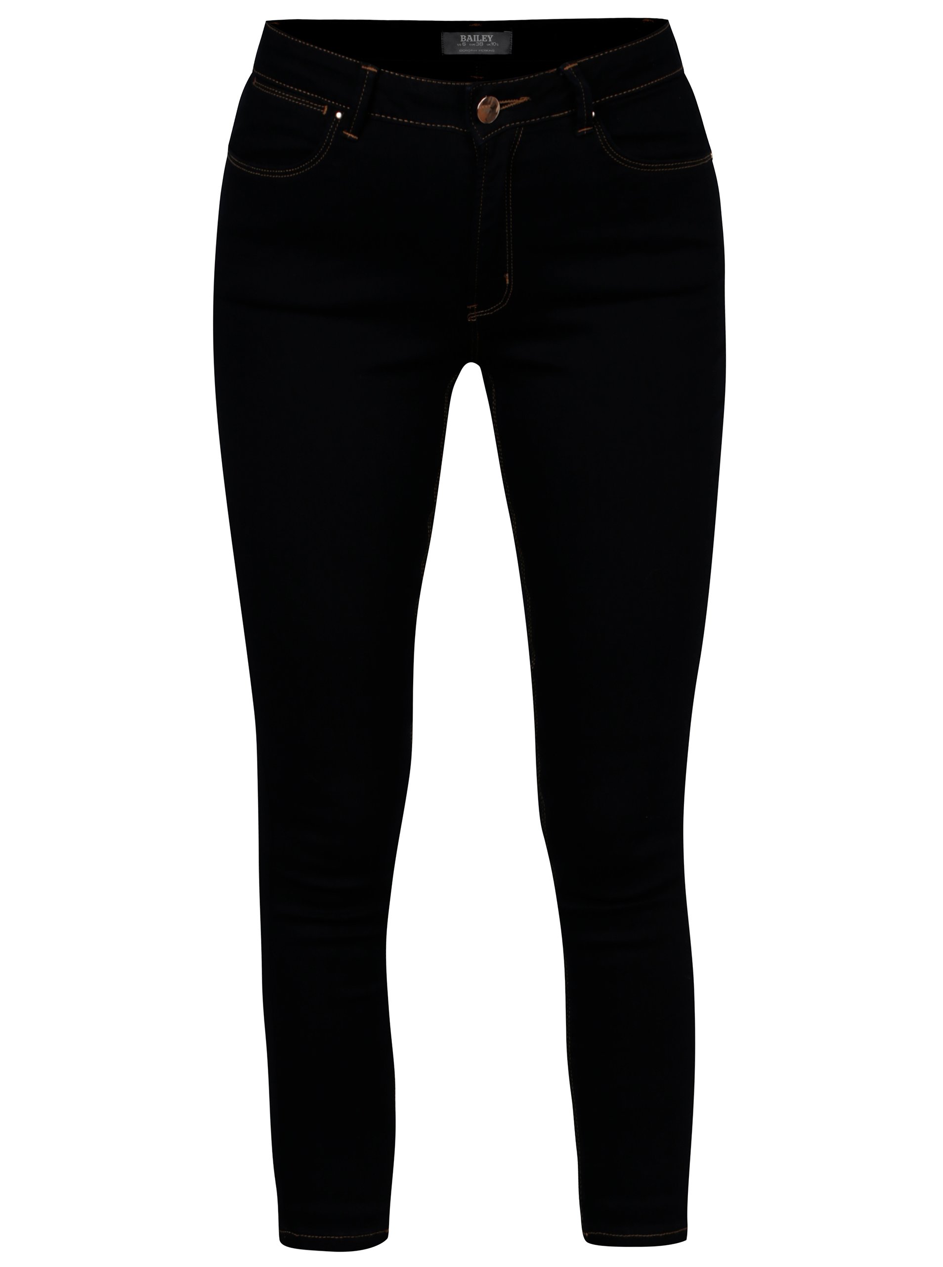 Tmavě modré zkrácené super skinny džíny Dorothy Perkins Bailey