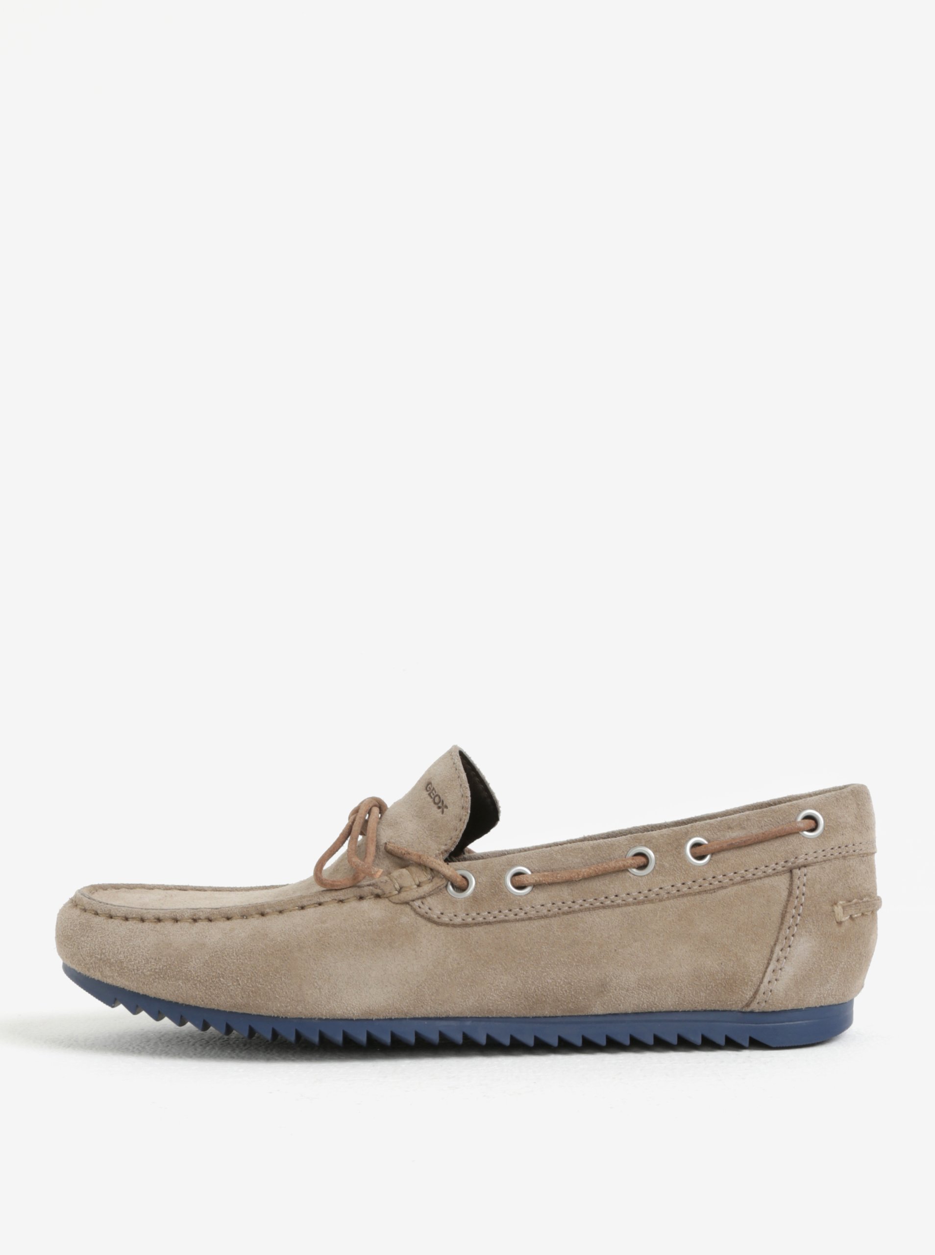 Mocasini Bej Din Piele Intoarsa Pentru Barbati Geox Mary Shark Zoot Ro