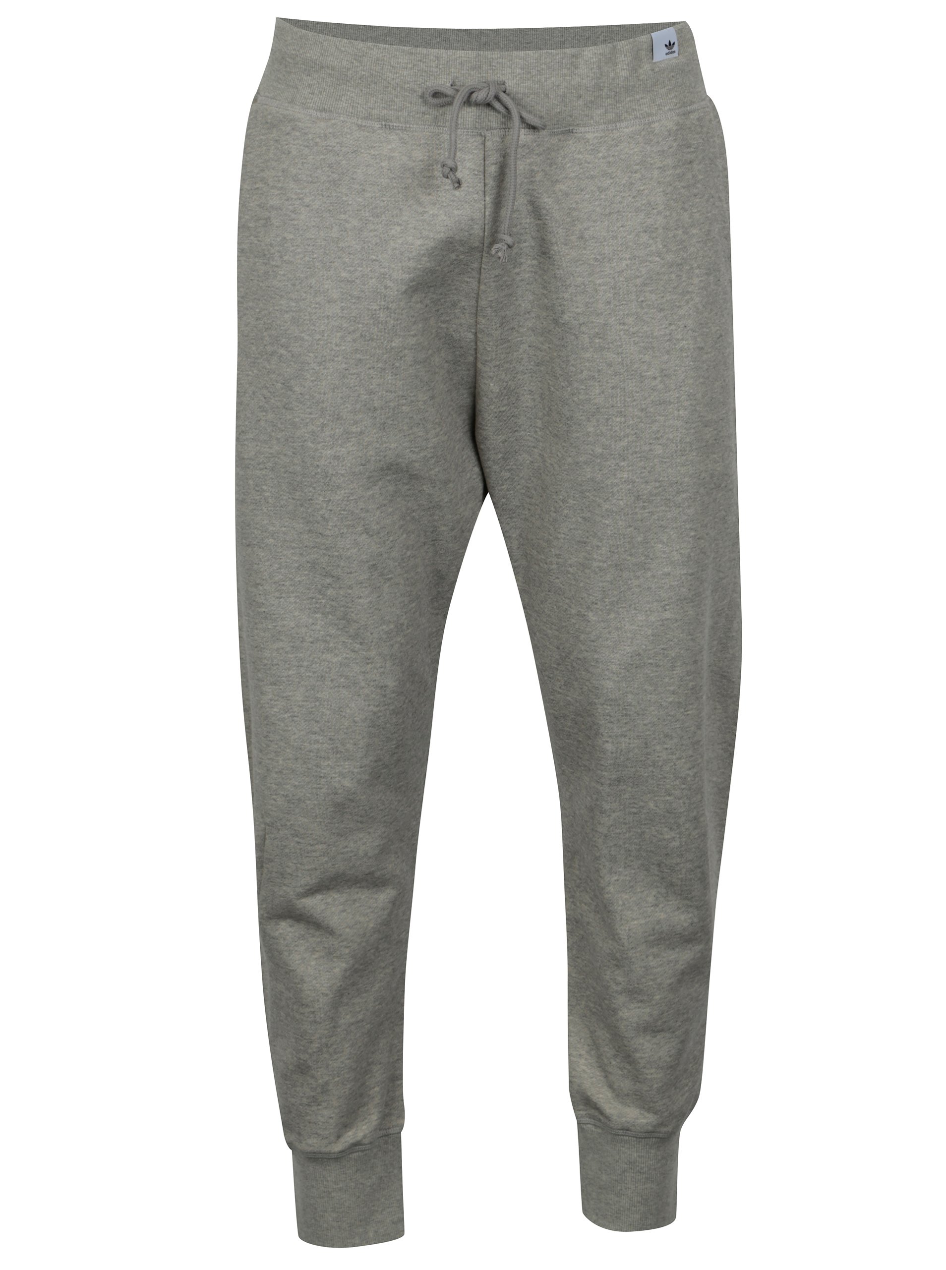 Světle šedé pánské žíhané tepláky adidas Originals X By