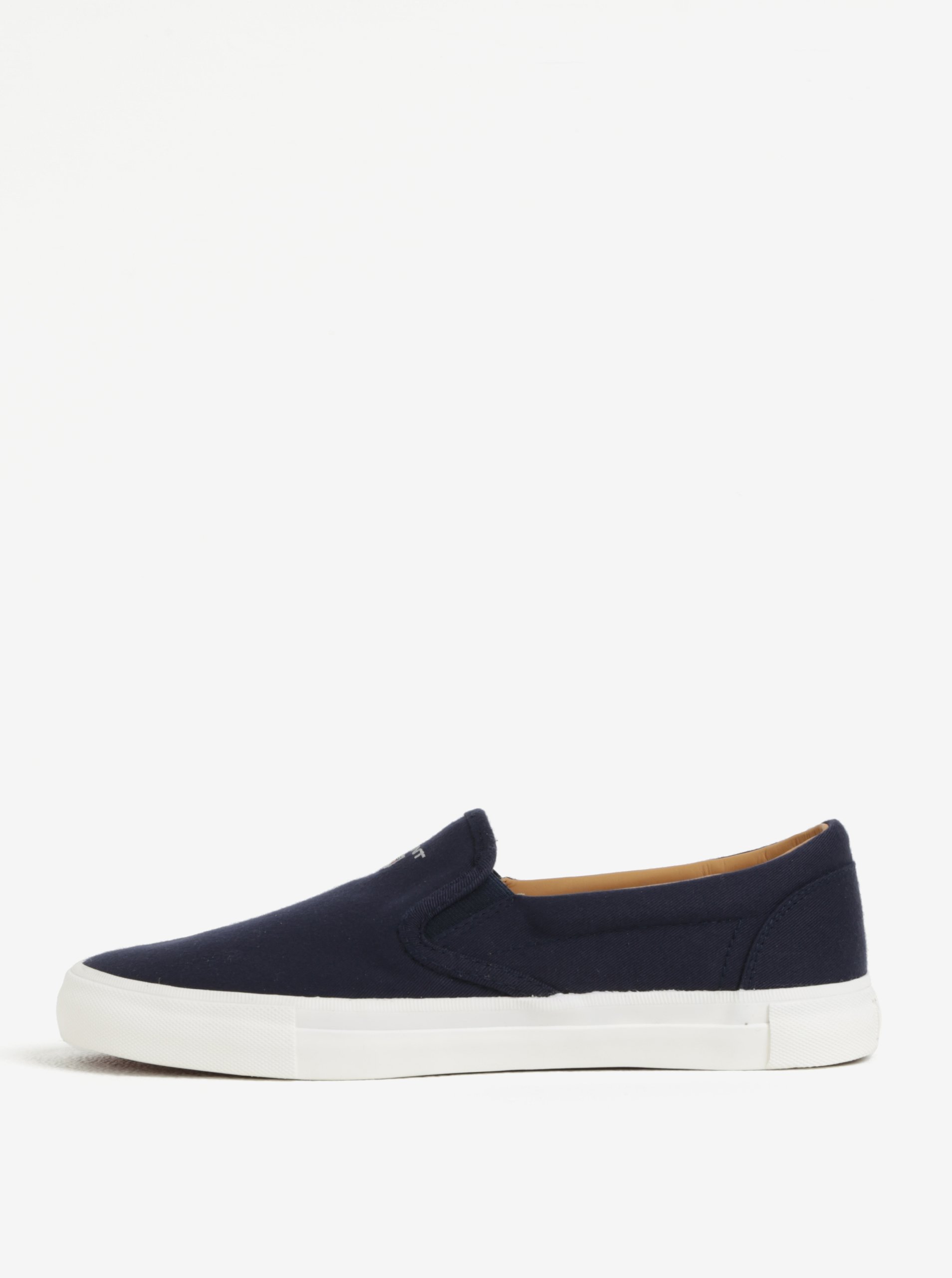 Tmave Modre Panske Slip On S Vysitym Logem Gant Hero Zoot Cz