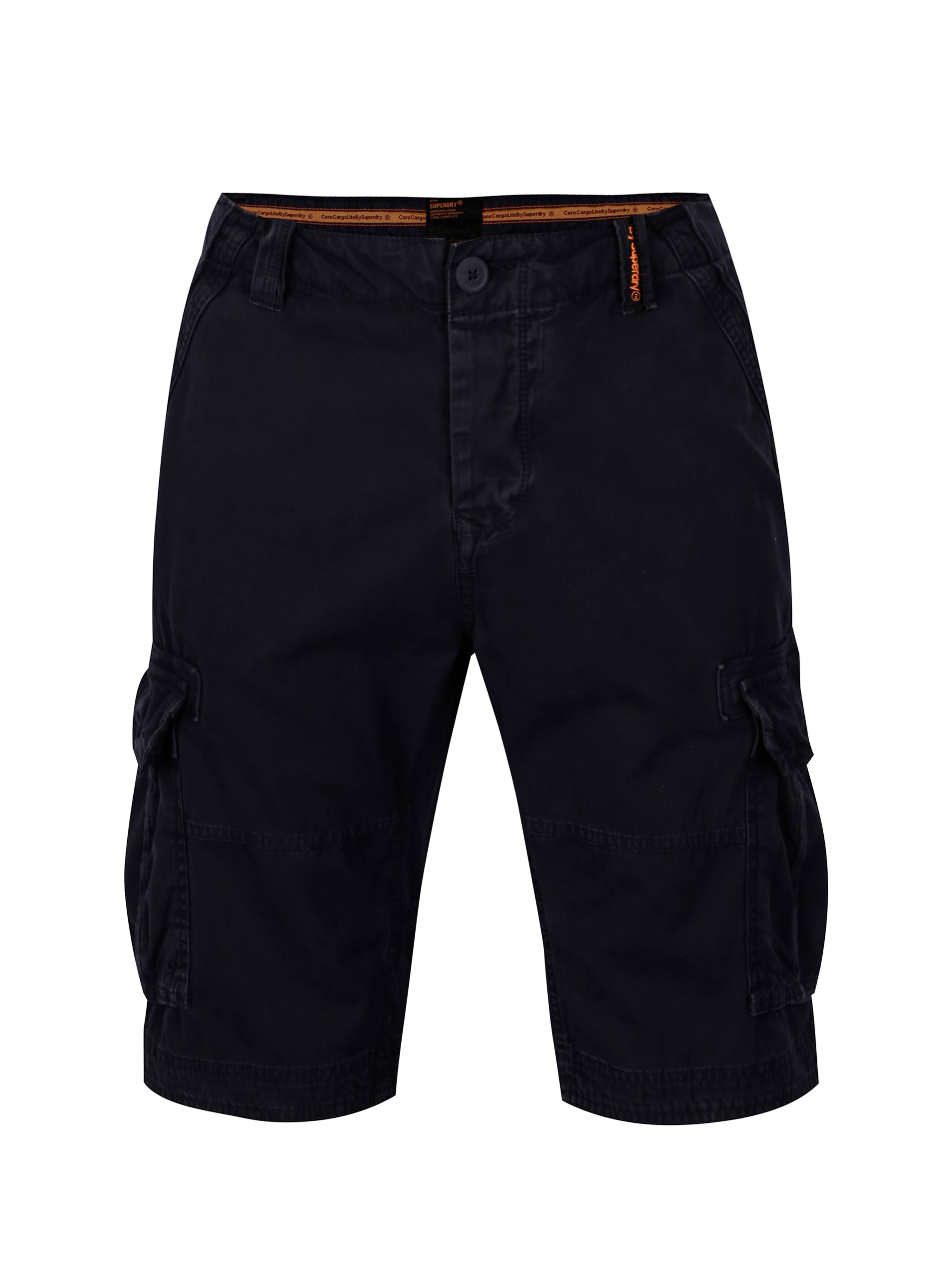 Tmavě modré pánské kraťasy Superdry