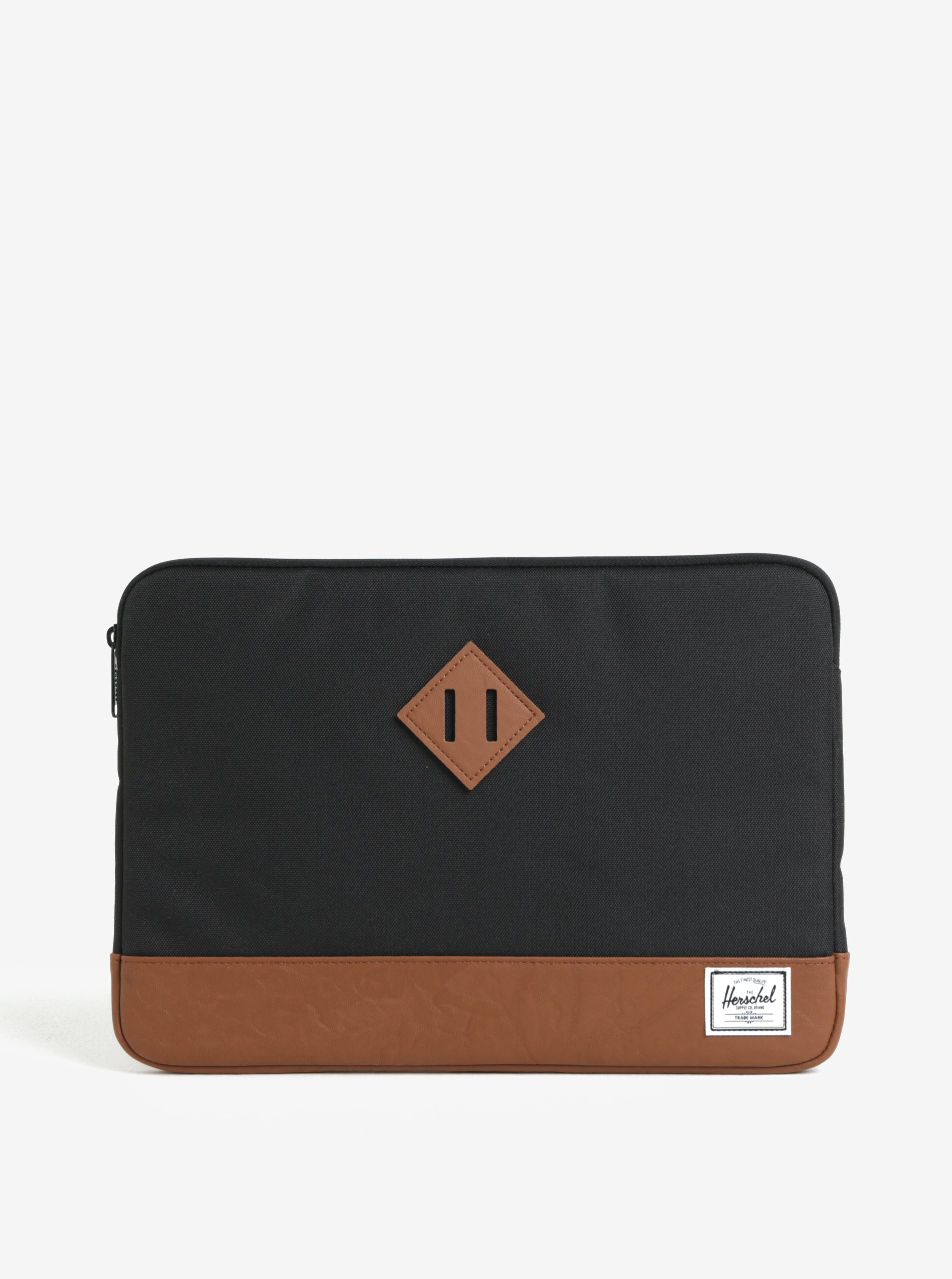 Hnědo-černý obal na notebook Herschel Heritage 13"