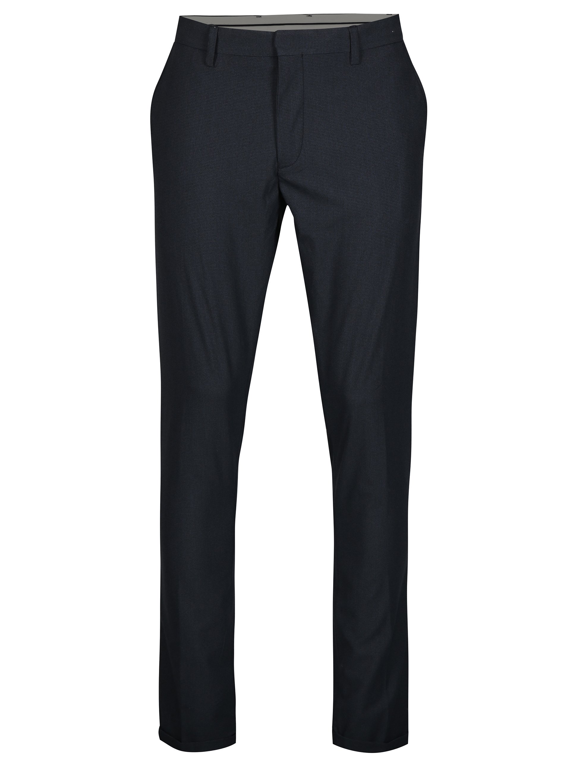 Tmavě modré kalhoty Selected Homme Skinny-Nate