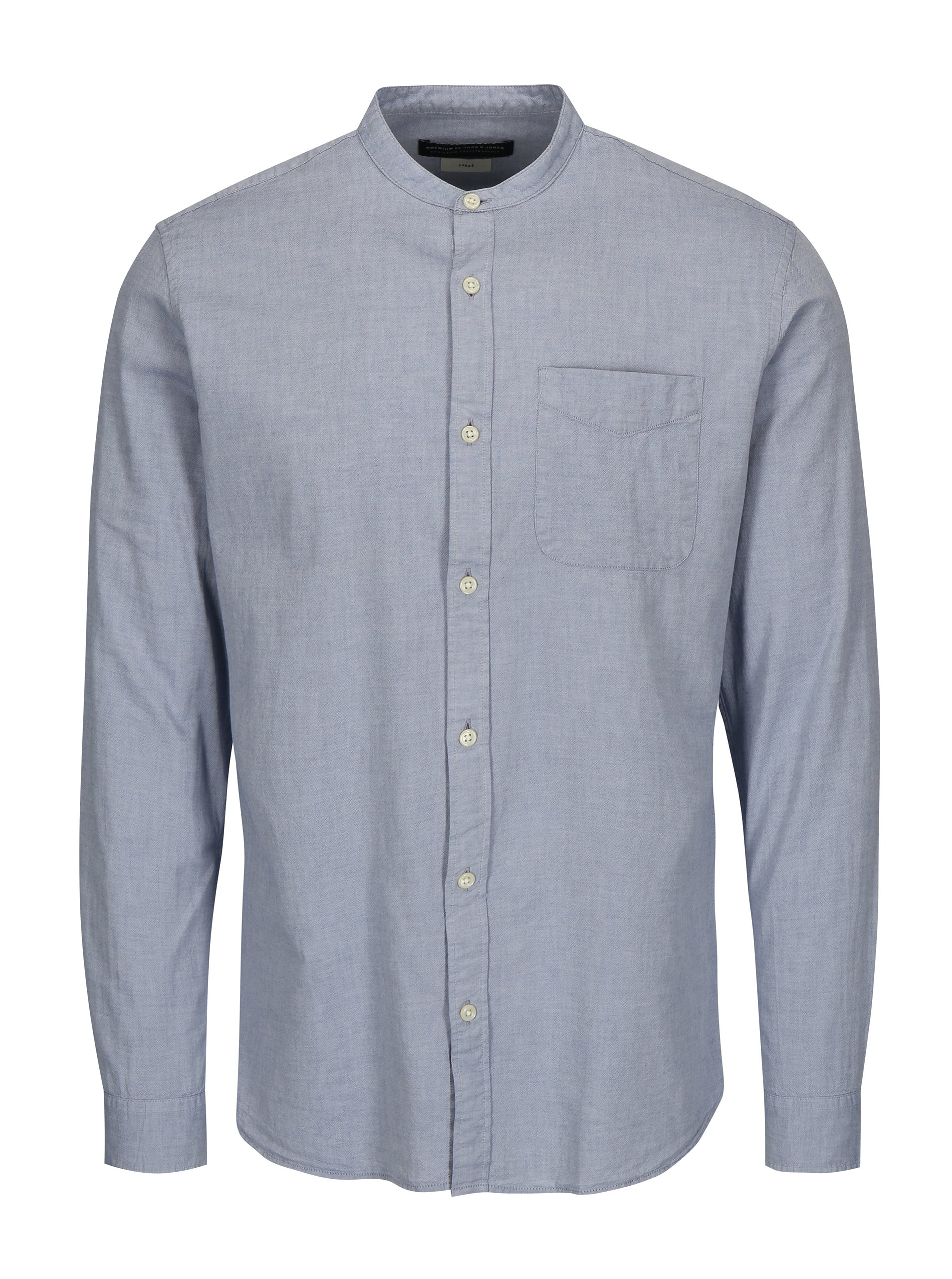 Světle modrá slim fit košile Jack & Jones Kevin
