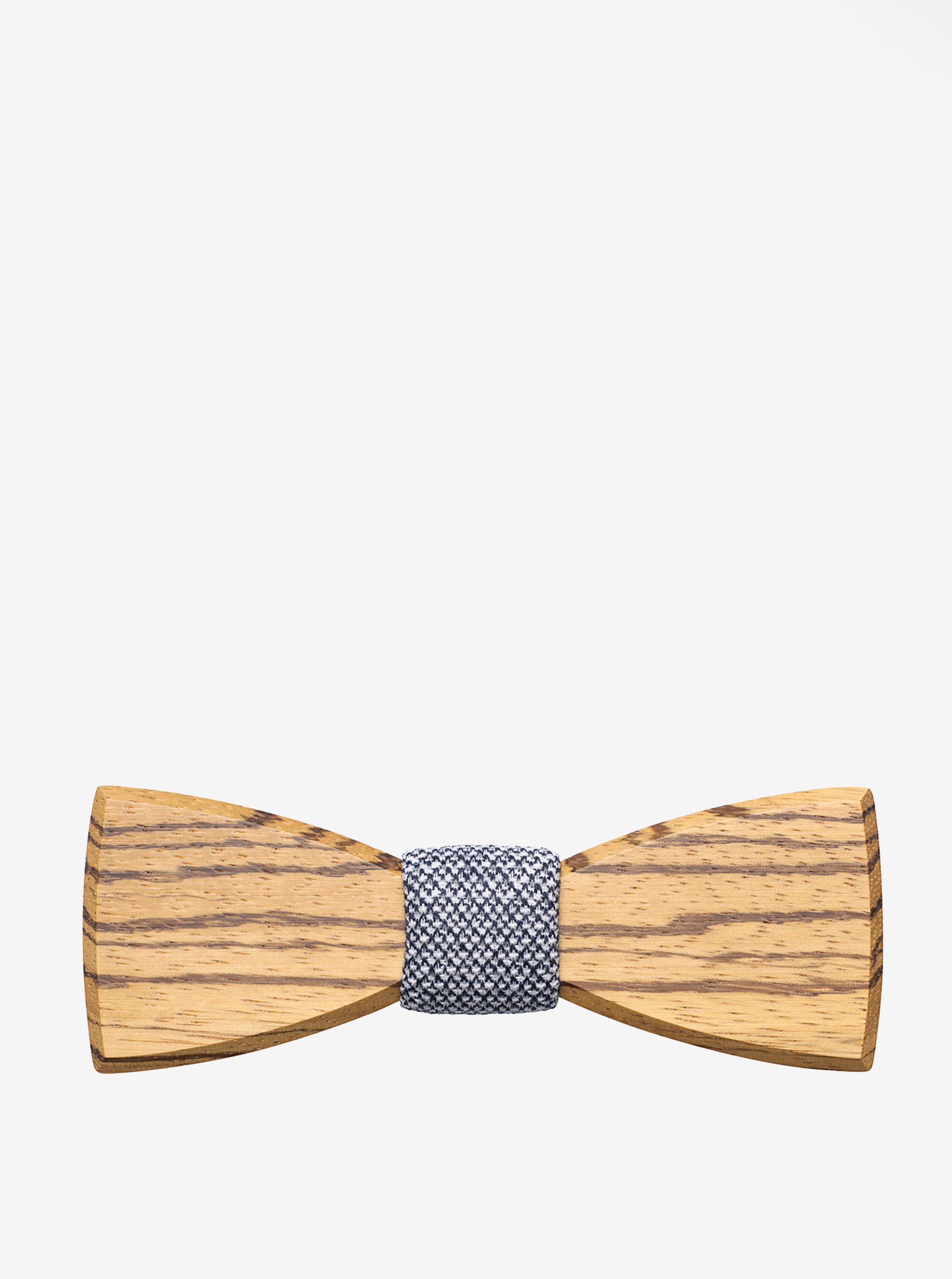 Hnědý pánský dřevěný motýlek BeWooden Dolor