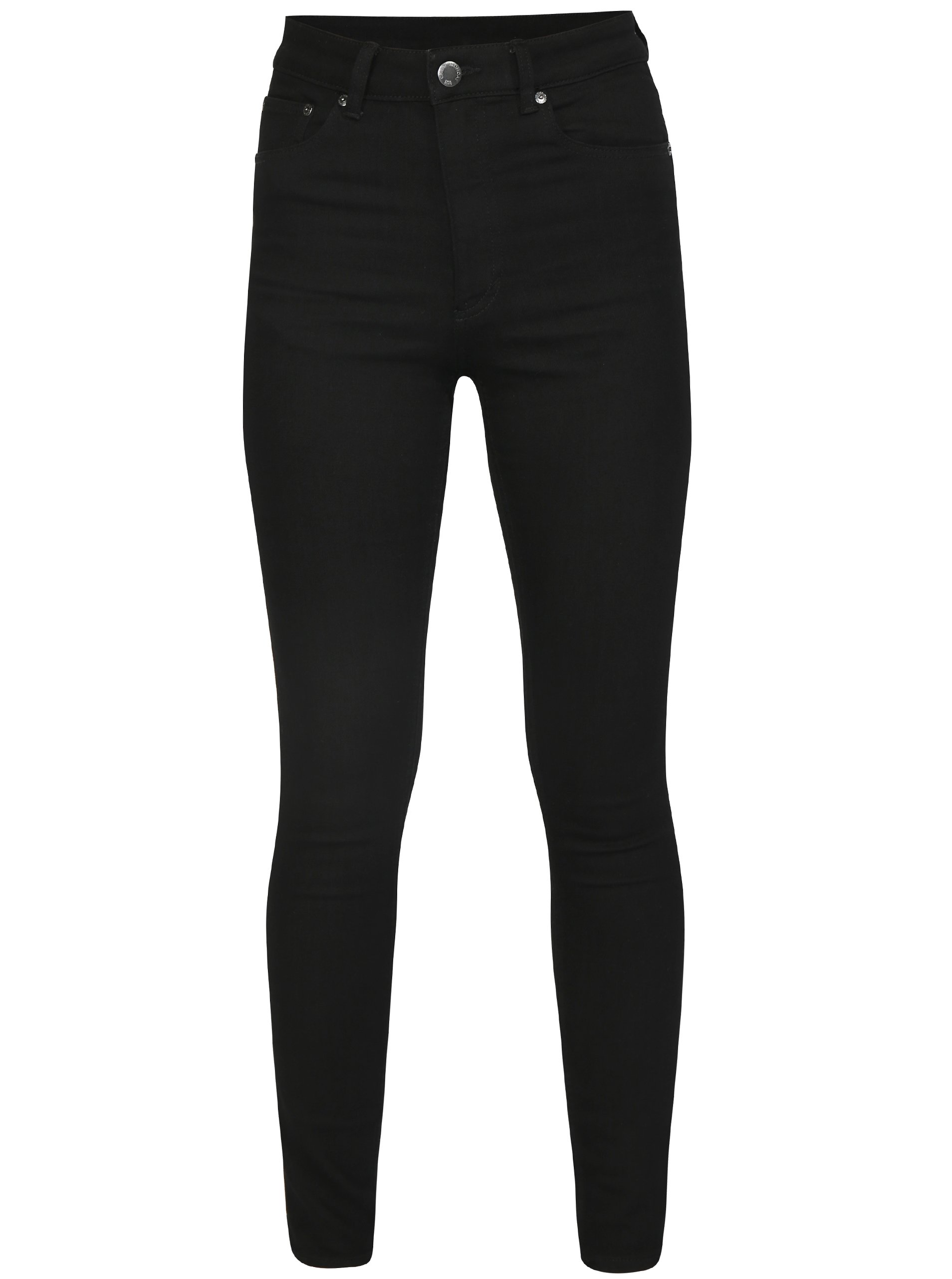 Černé dámské skinny džíny s vysokým pasem Cheap Monday