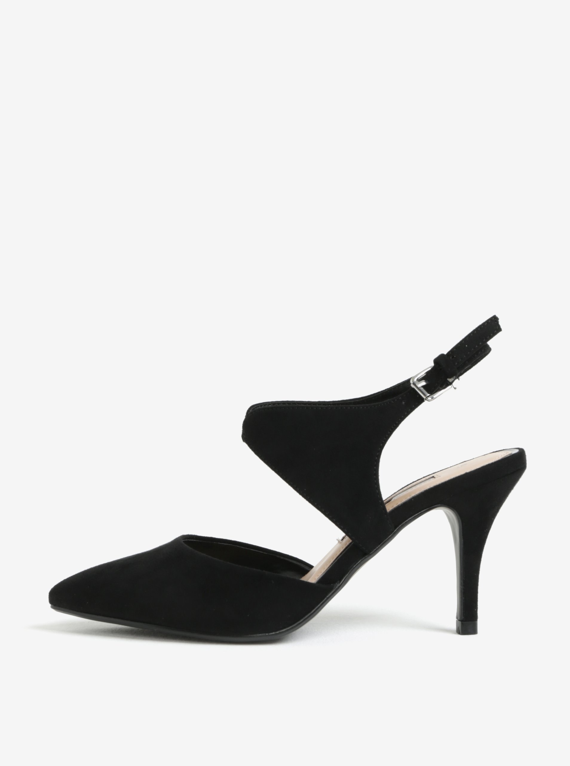 Černé sandálky v semišové úpravě Dorothy Perkins