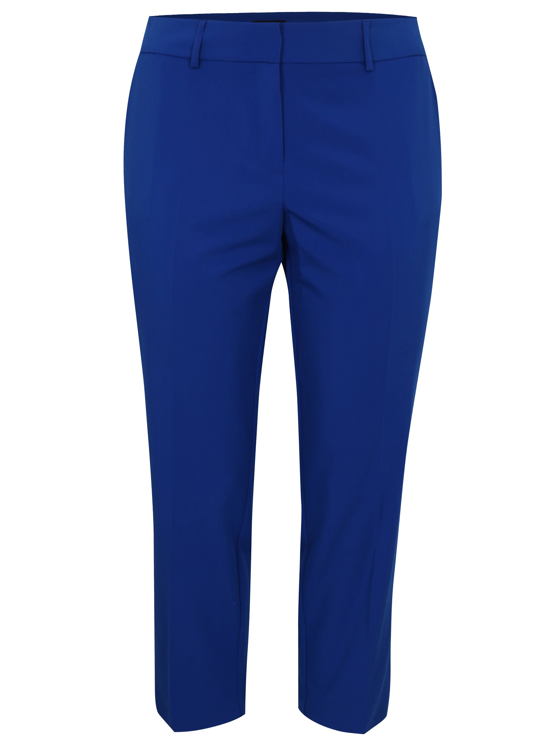 Modré zkrácené kalhoty Dorothy Perkins Curve