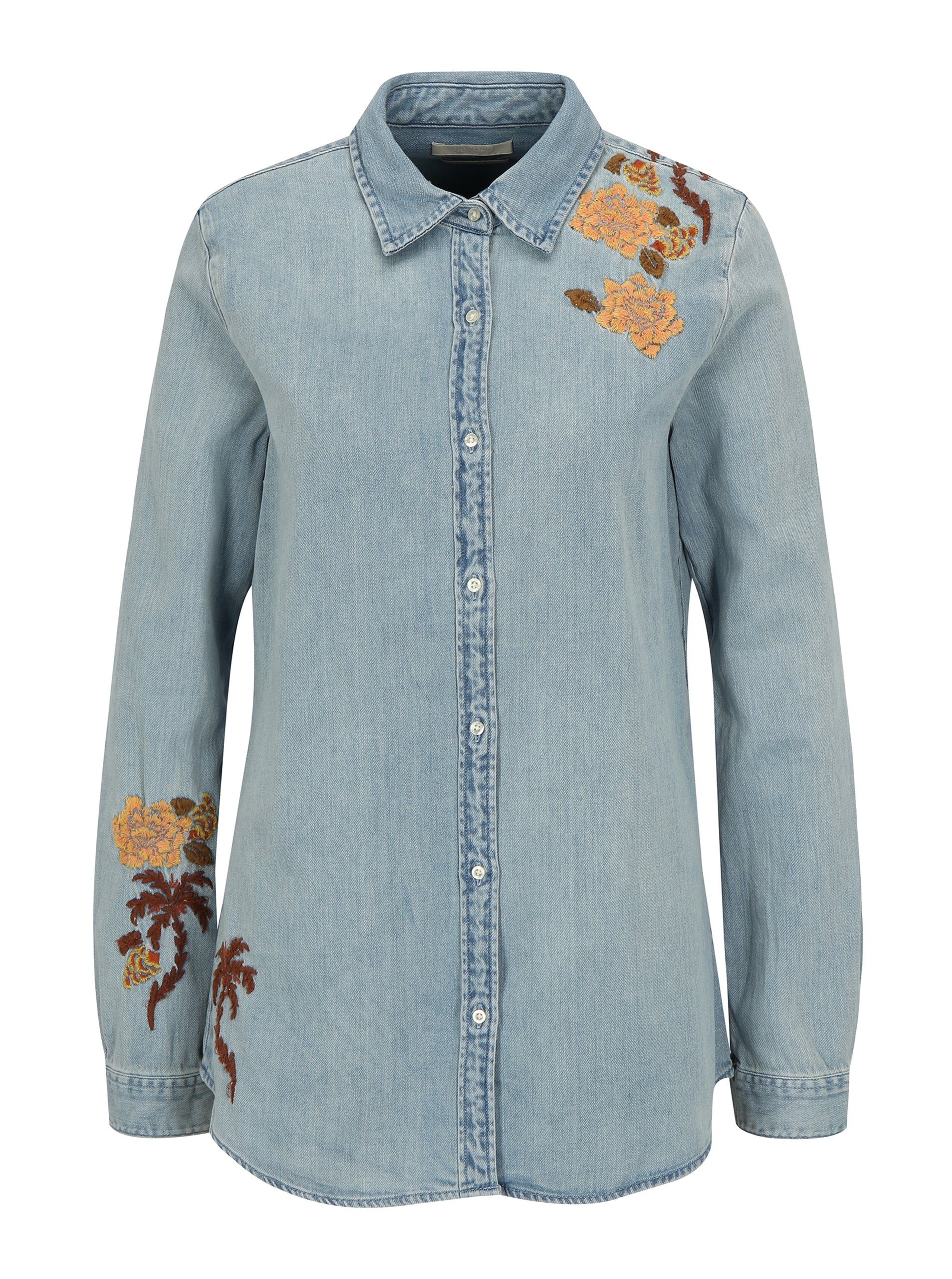 Modrá džínová košile s výšivkou Scotch & Soda