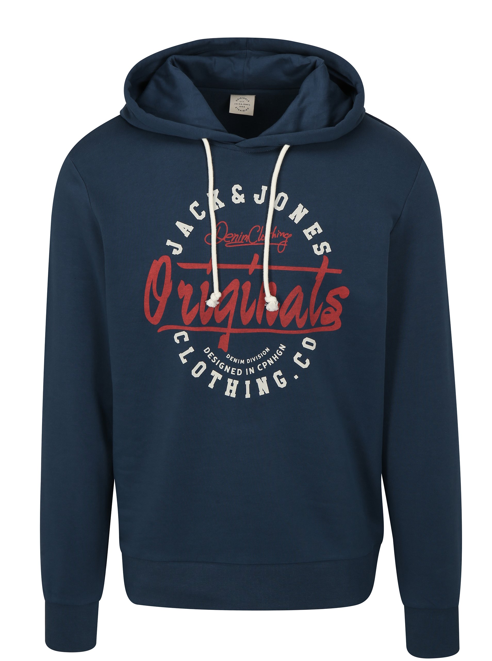 Tmavě modrá mikina s kapucí Jack & Jones Art