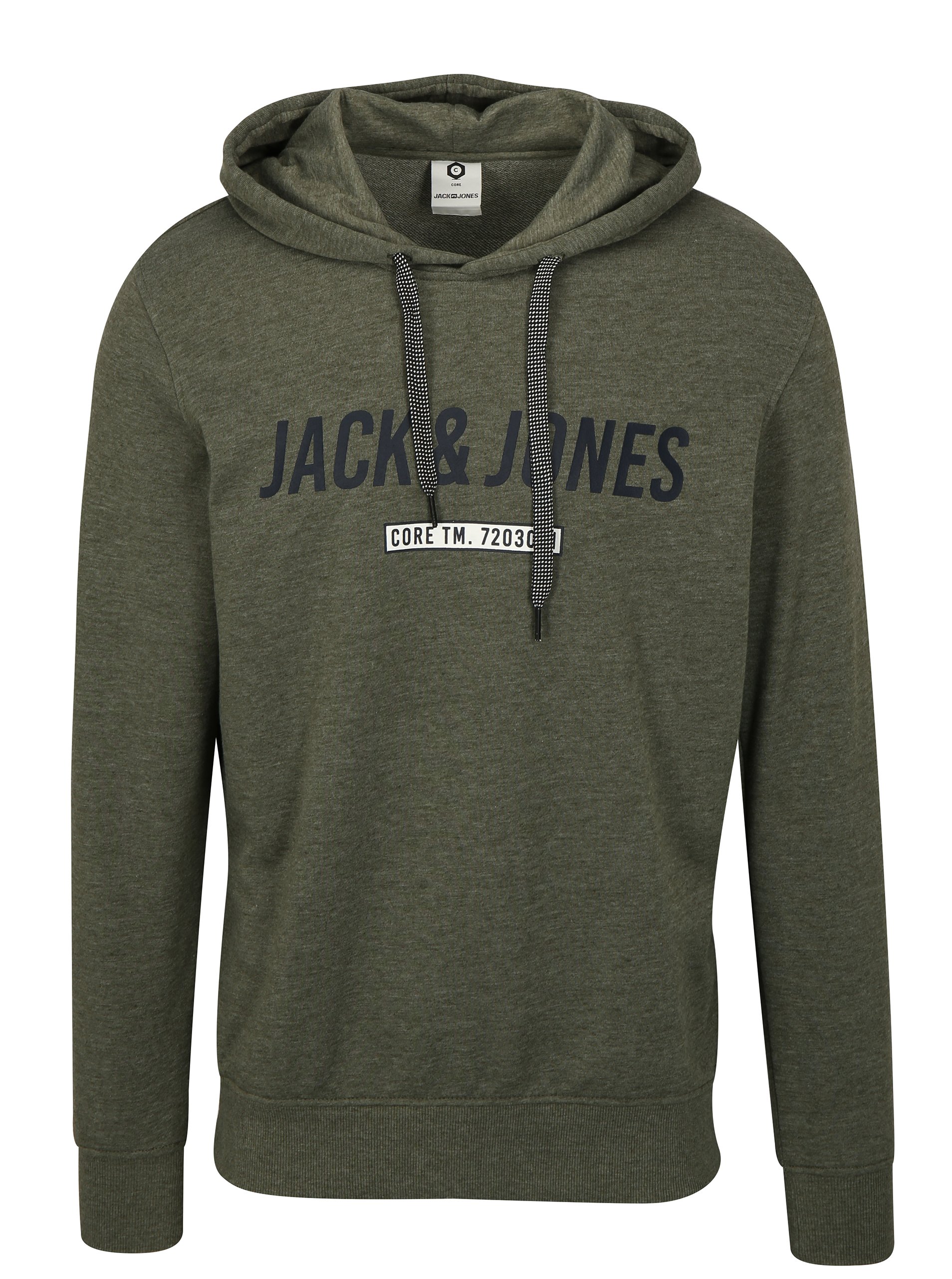 Zelená mikina s kapucí Jack & Jones Colinn
