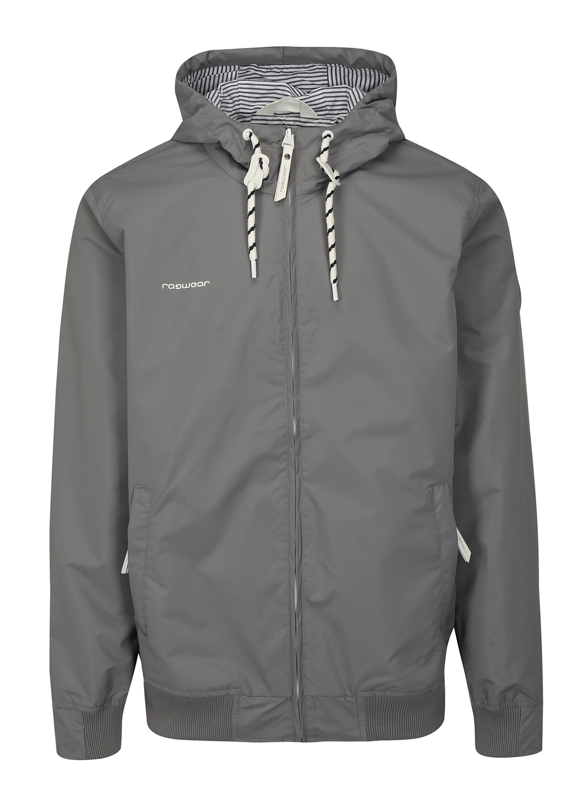 Šedá pánská bunda s kapucí Ragwear Percy