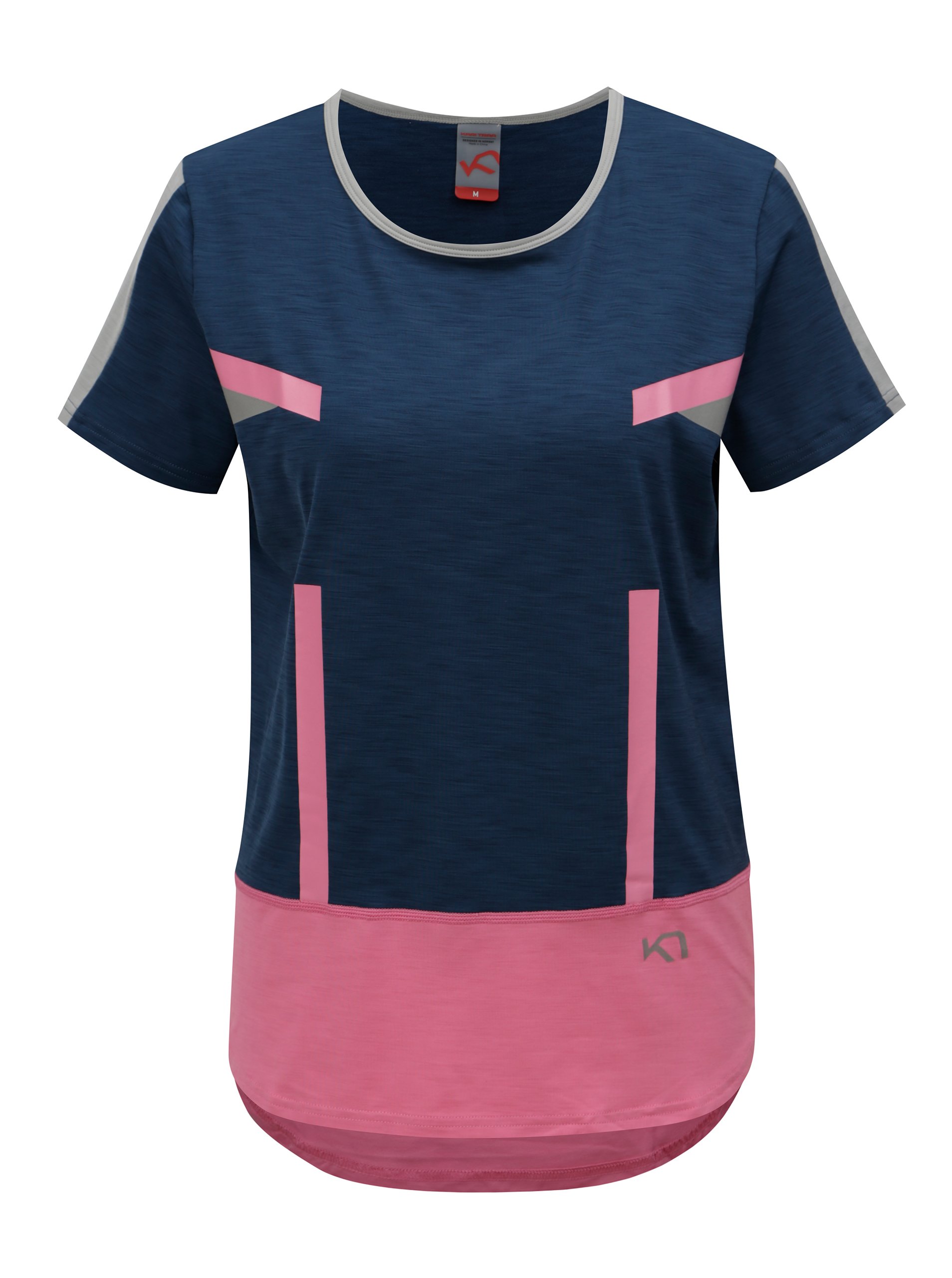 Modro-růžové tričko Kari Traa Anita Tee