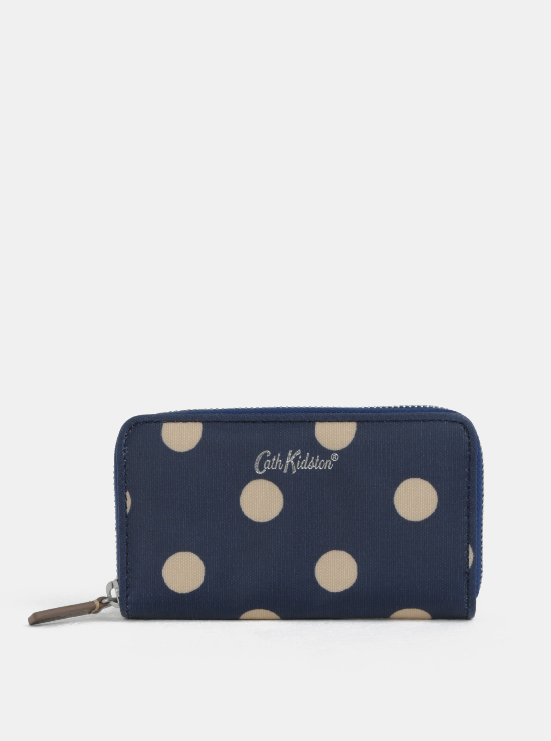 Tmavě modrá puntíkovaná peněženka Cath Kidston