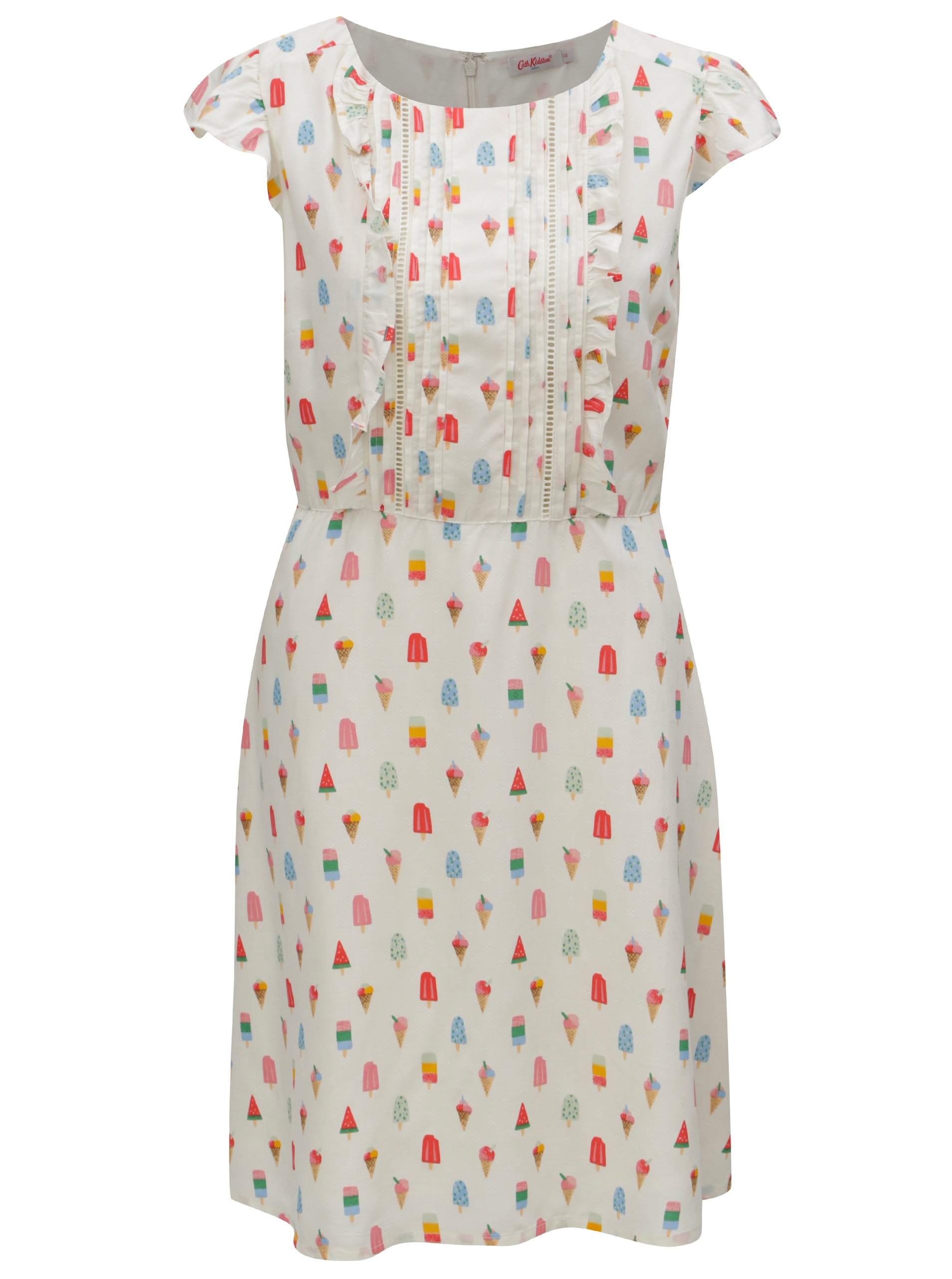 Krémové dámské šaty s motivem nanuků Cath Kidston