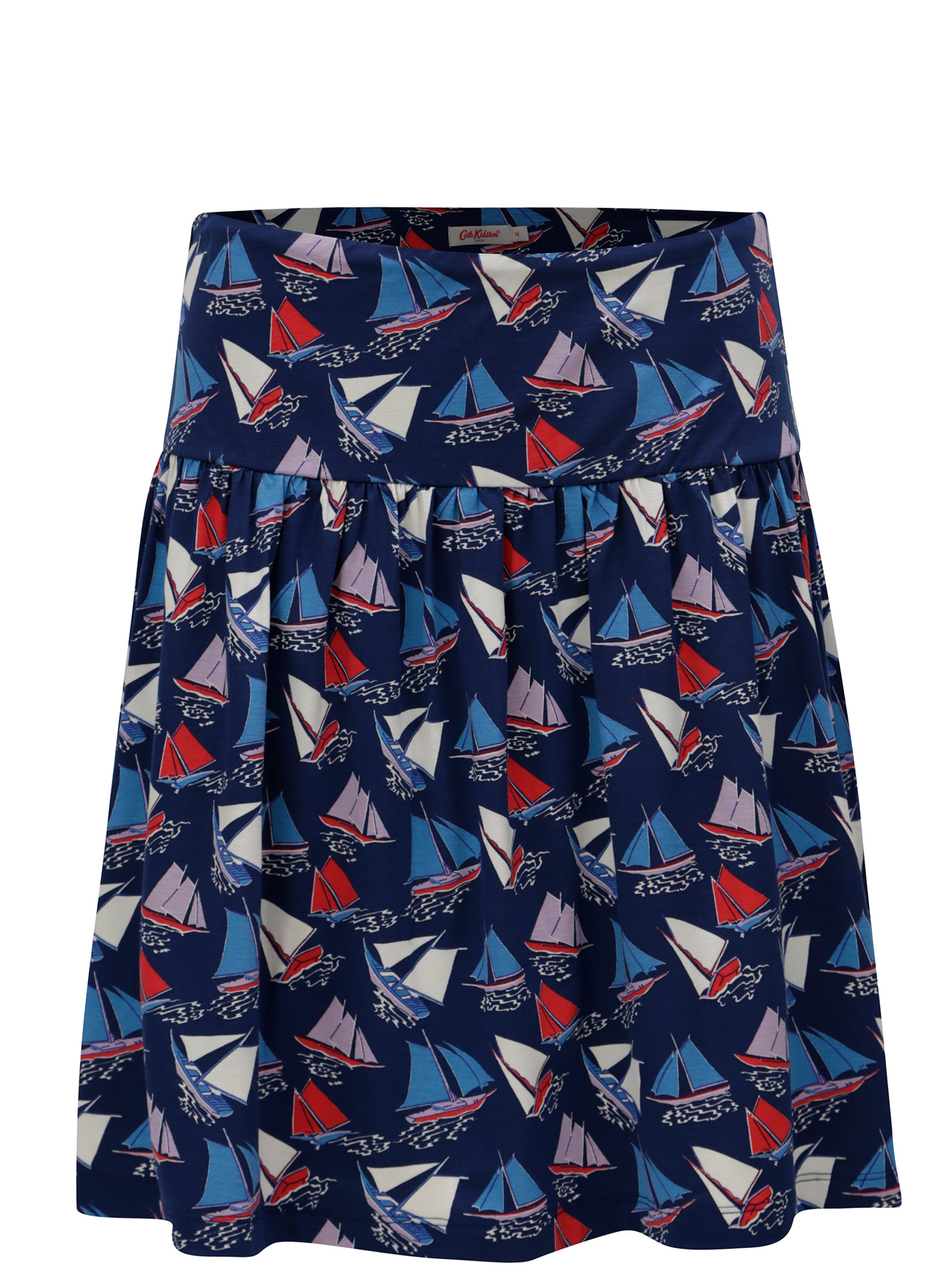 Tmavě modrá sukně s motivem plachetnic Cath Kidston