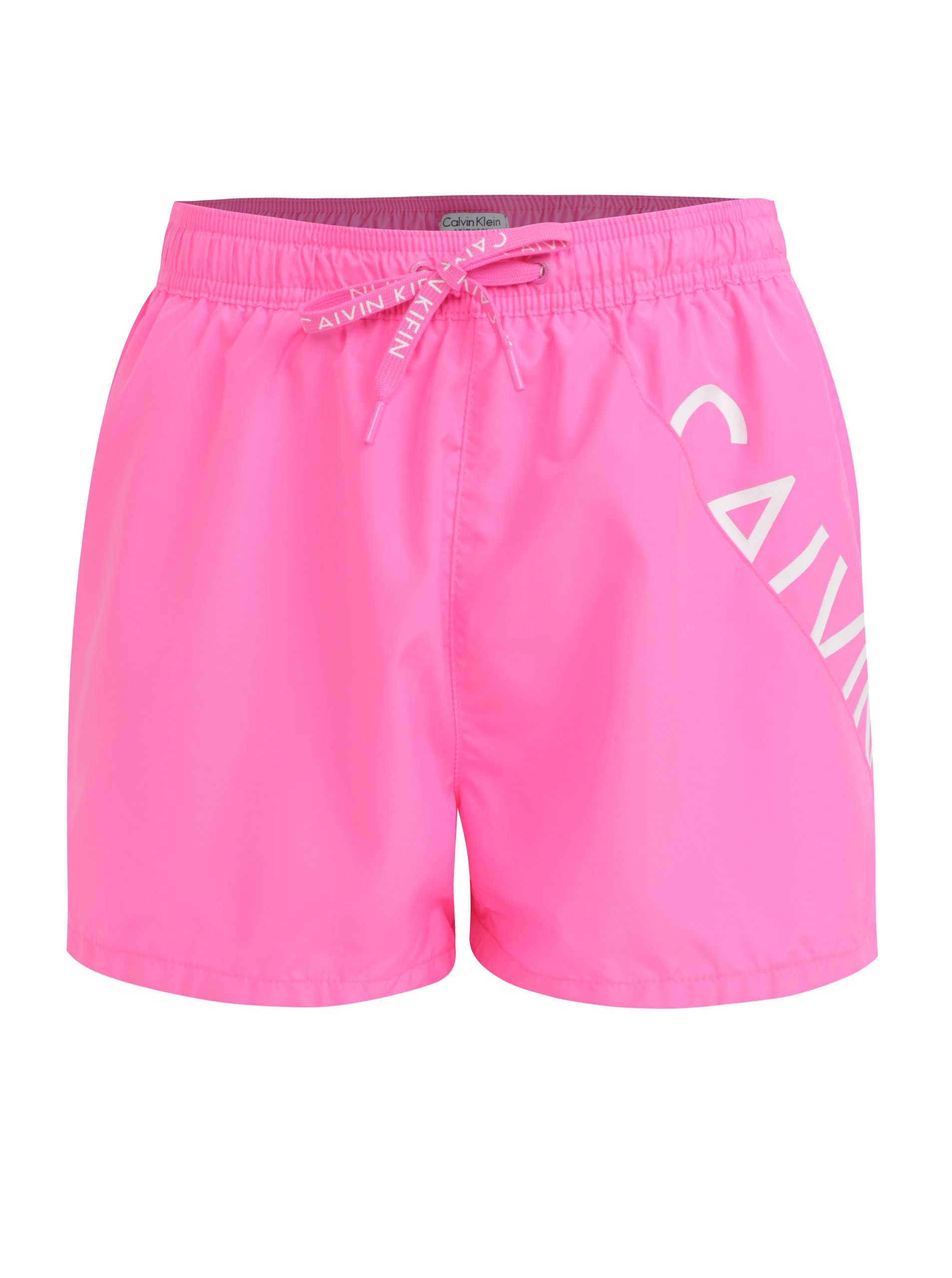Růžové pánské plavky Calvin Klein