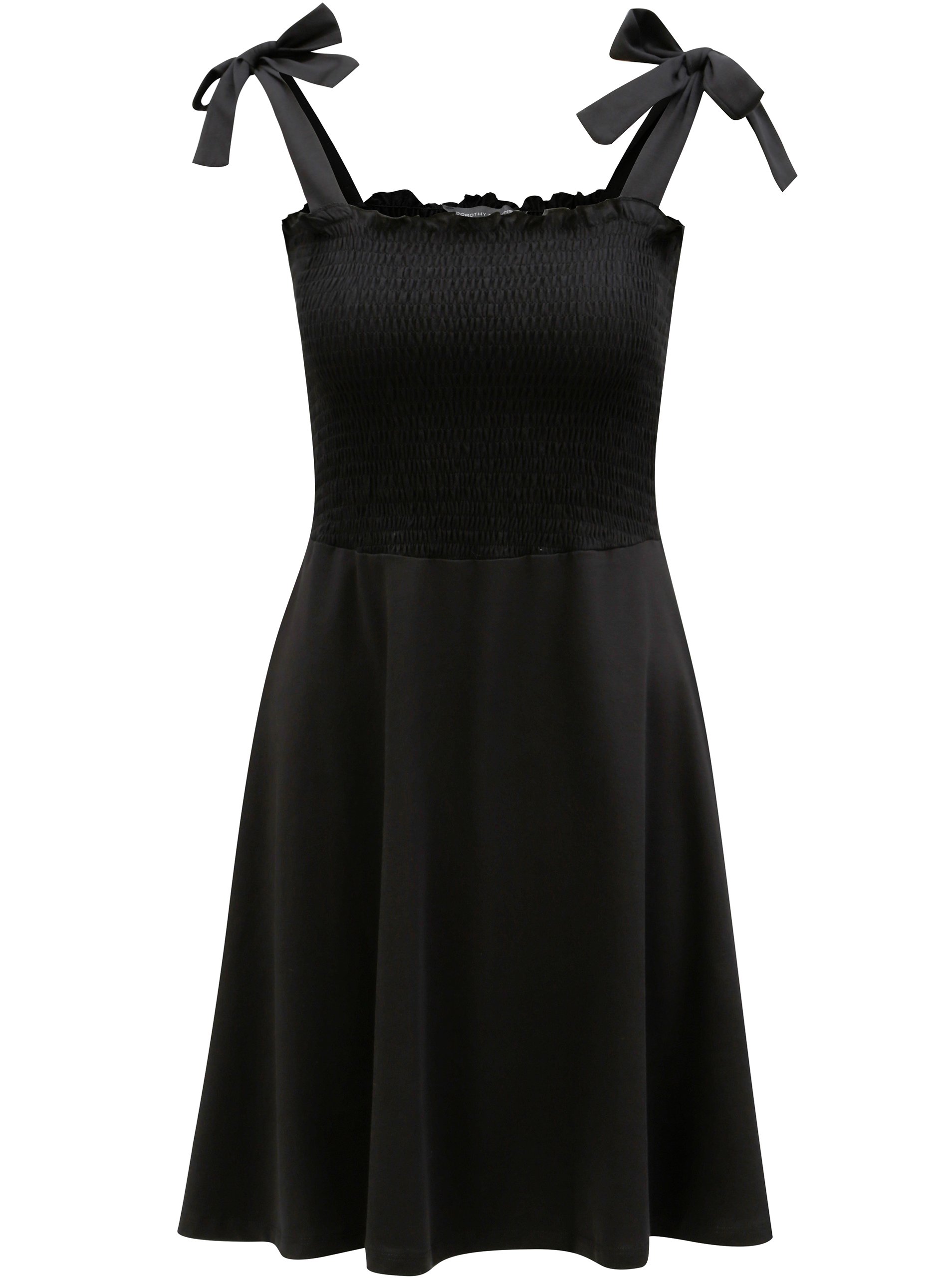 Černé šaty na ramínka Dorothy Perkins