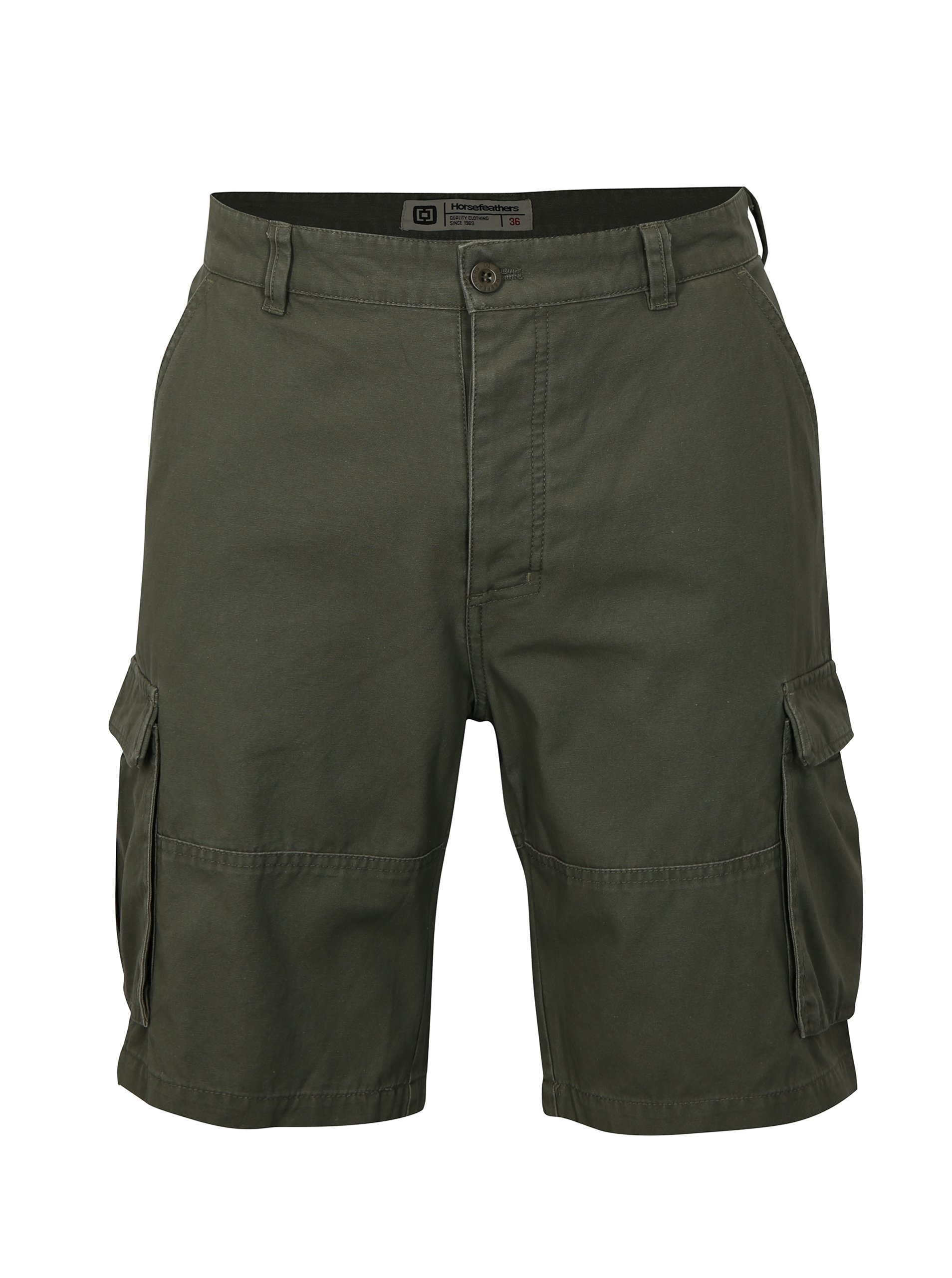 Khaki pánské kraťasy Horsefeathers Brill