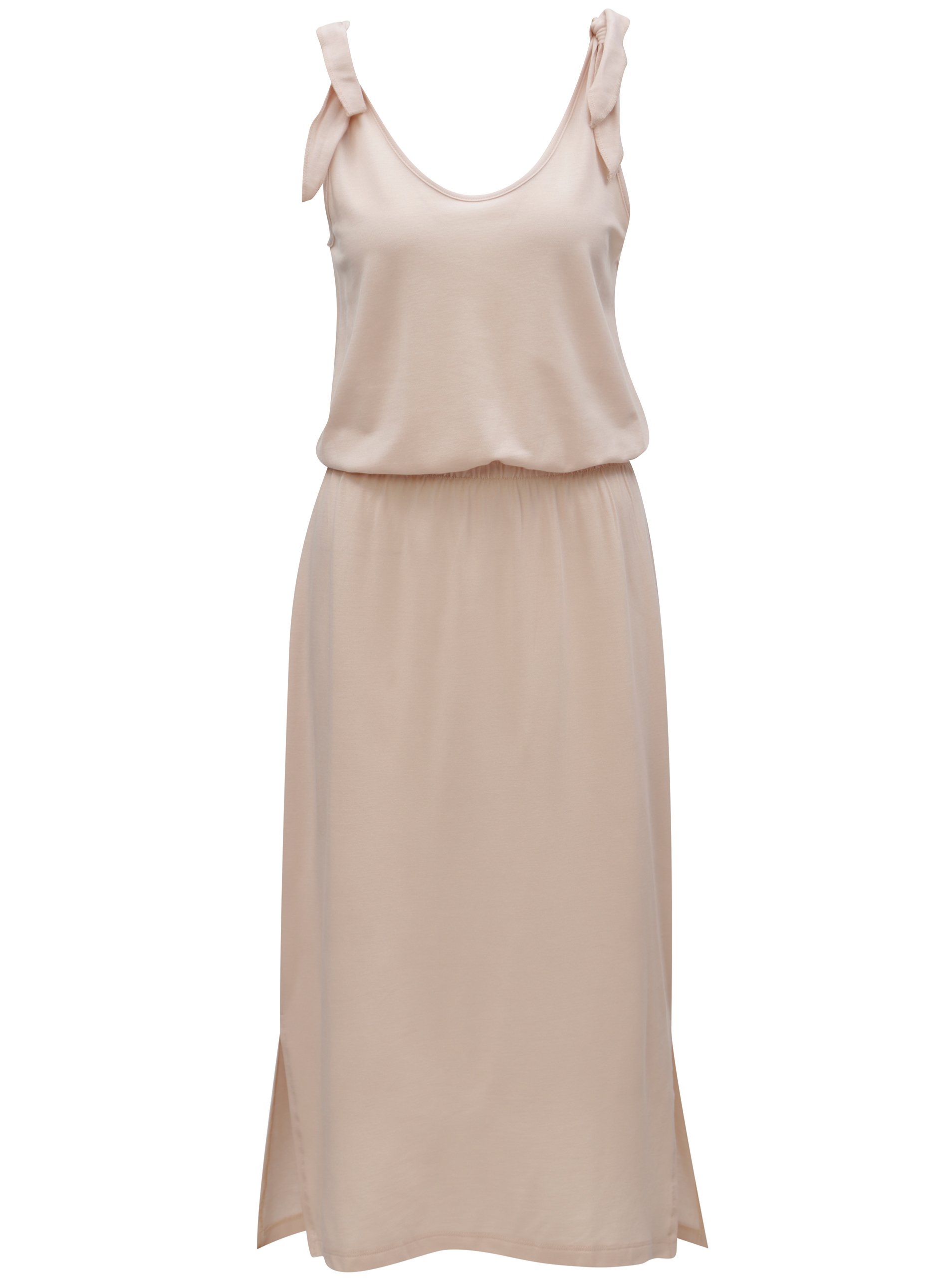 Světle růžové šaty VERO MODA Diana