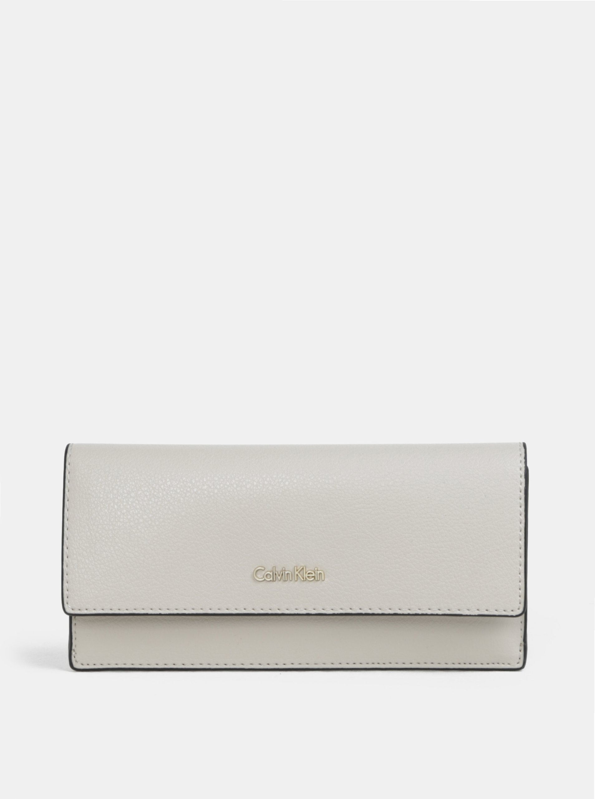 Béžová velká dámská peněženka Calvin Klein Jeans