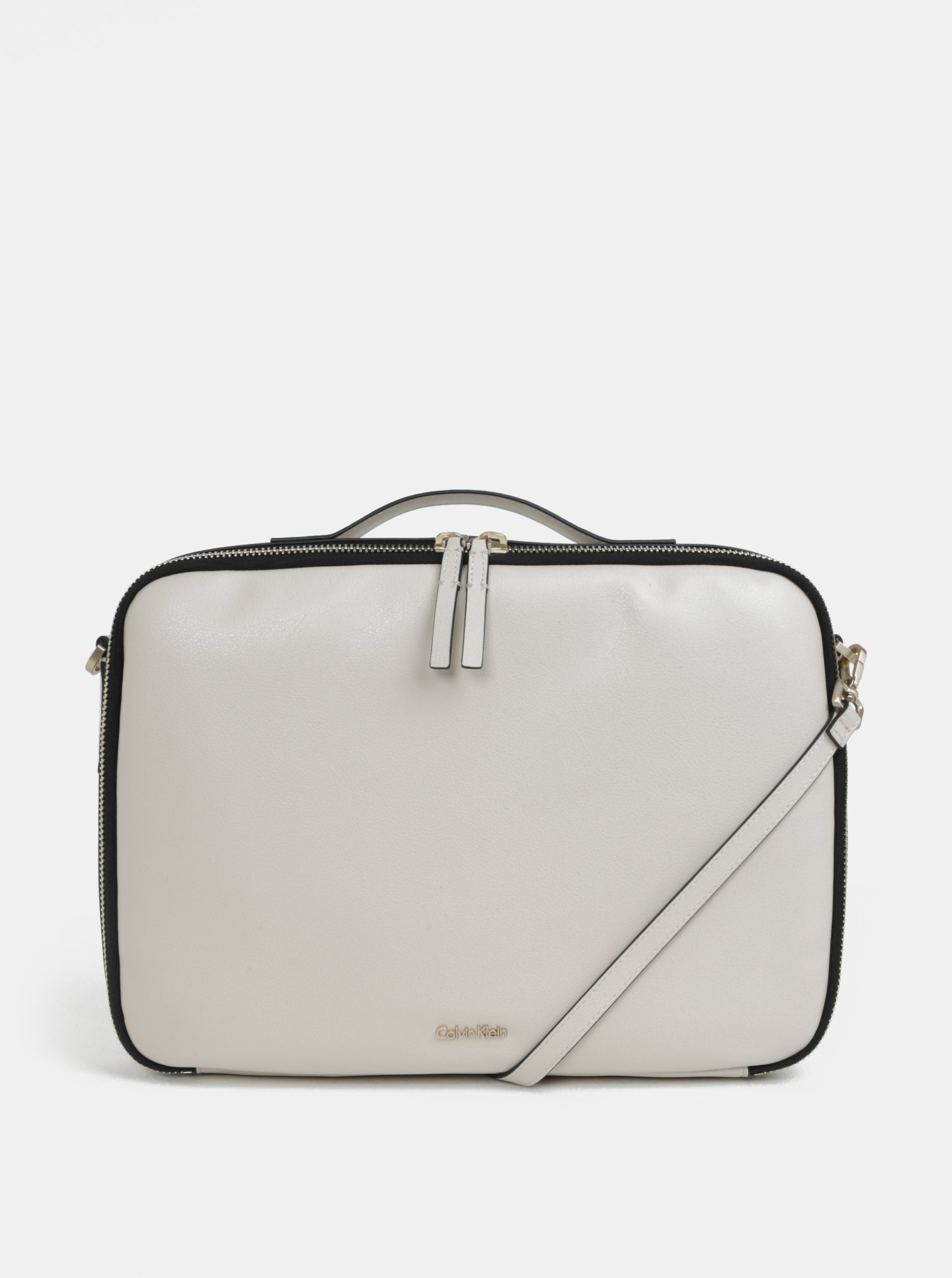 Béžová dámská taška na notebook Calvin Klein Jeans