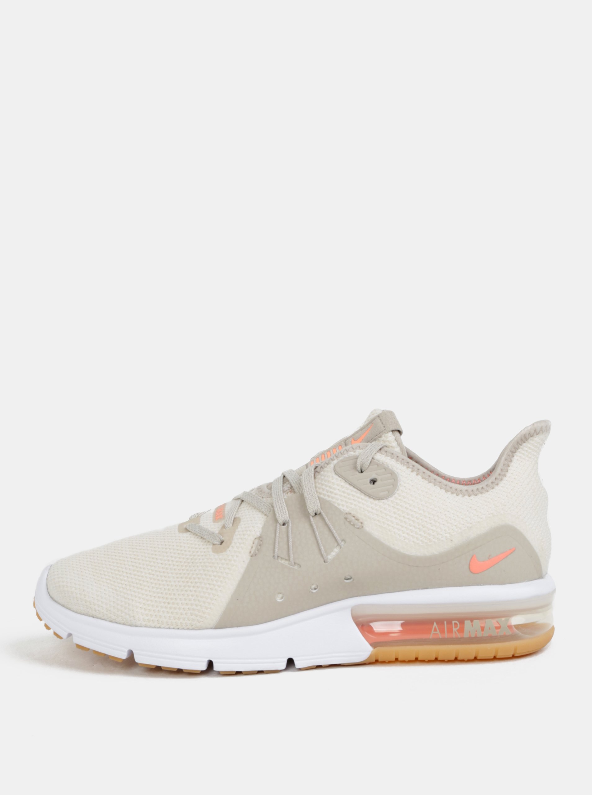 Krémové dámské tenisky Nike Air Max Sequent