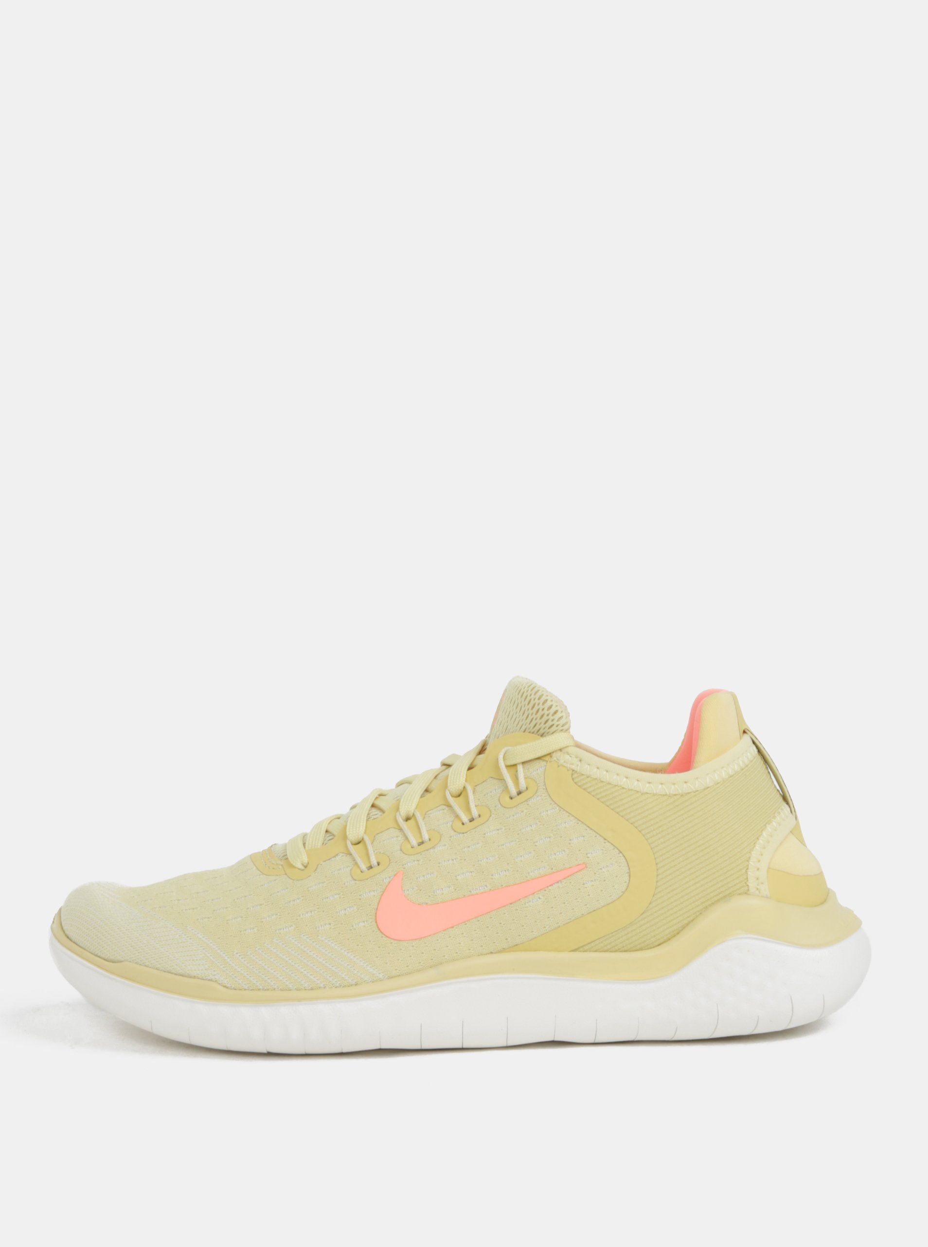 Žluté dámské tenisky Nike Free run