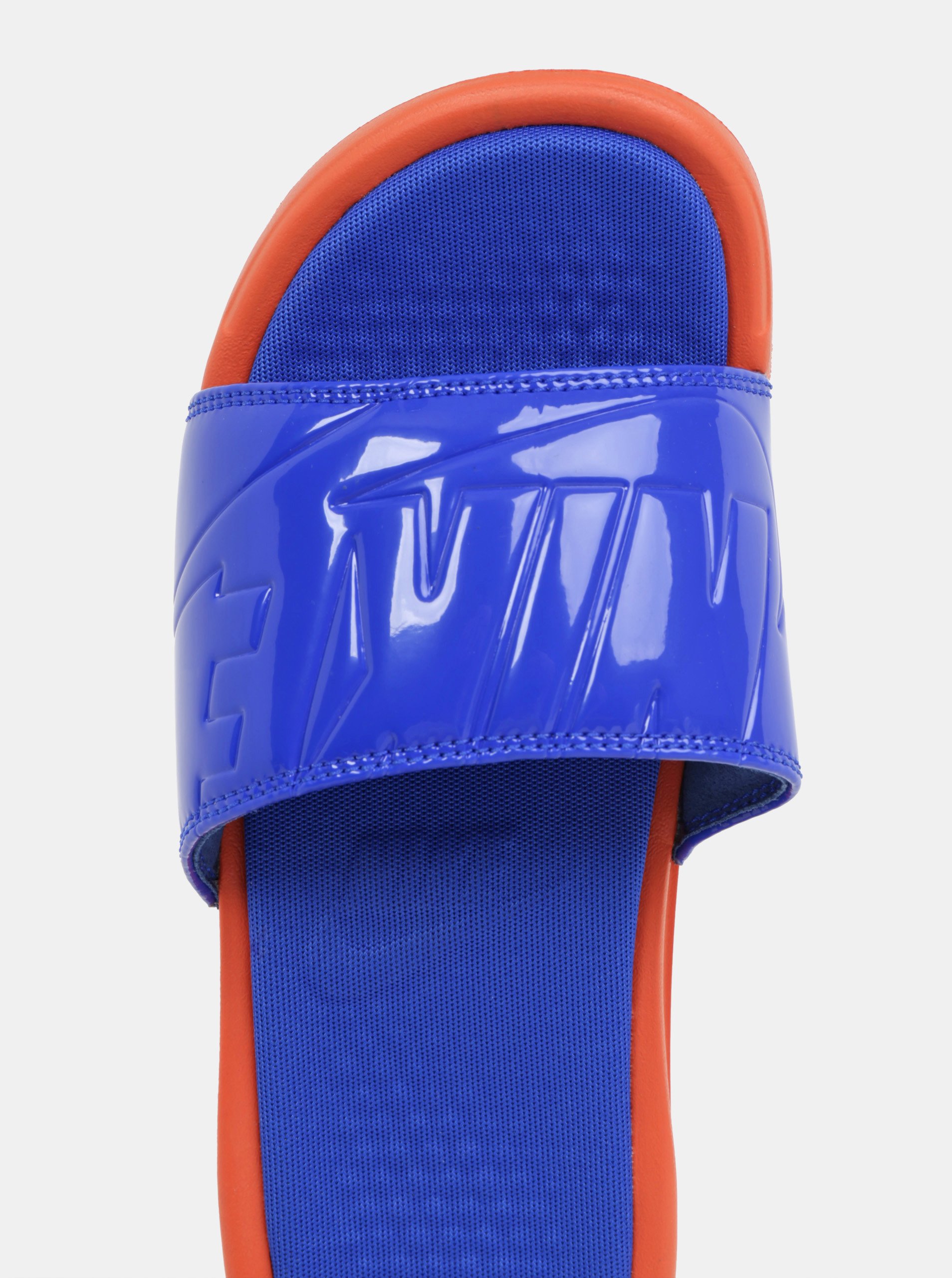 Papuci De Dama Oranj Albastru Nike Benassi Zoot Ro