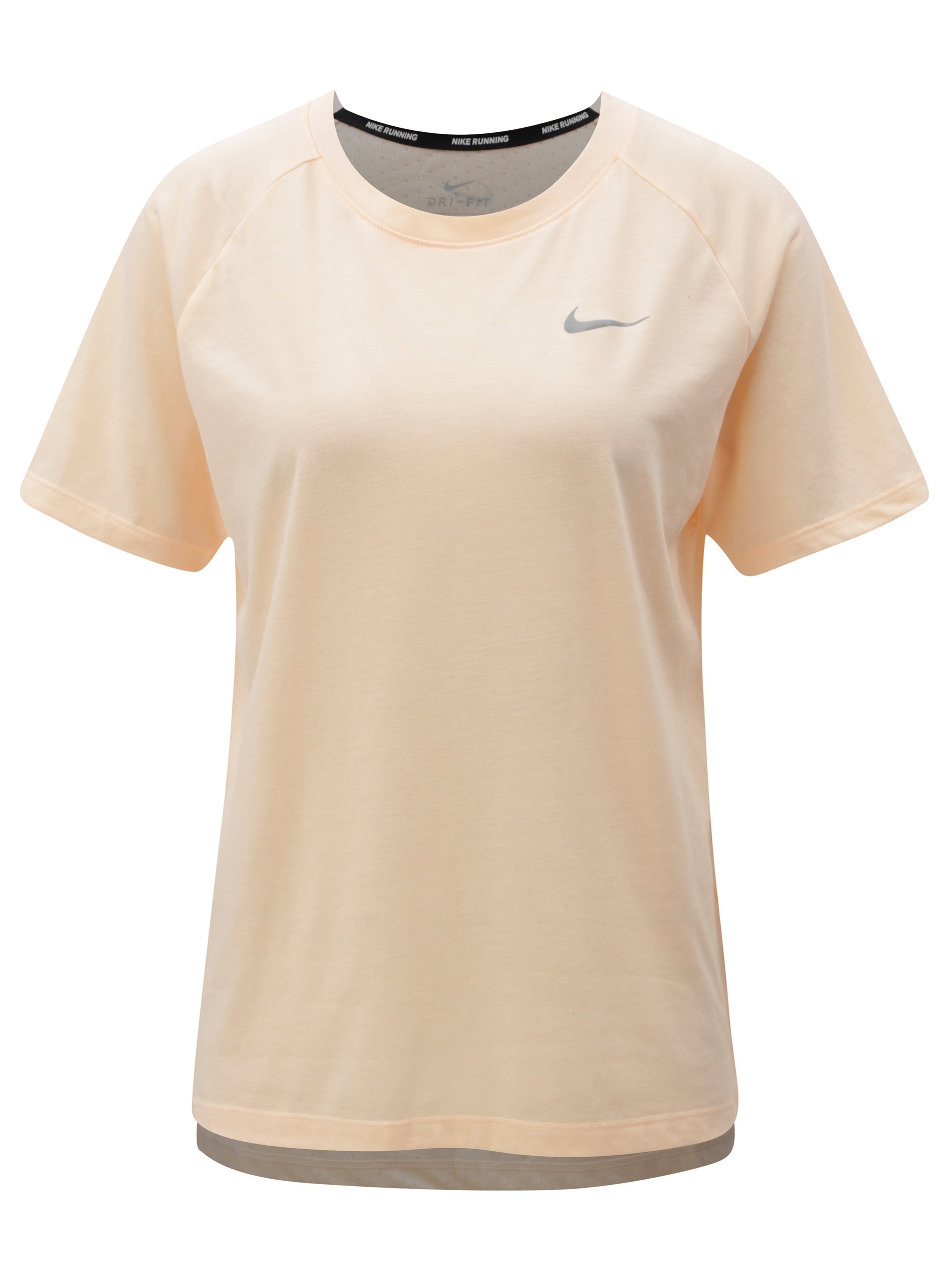 Meruňkové dámské funkční tričko Nike Tailwind