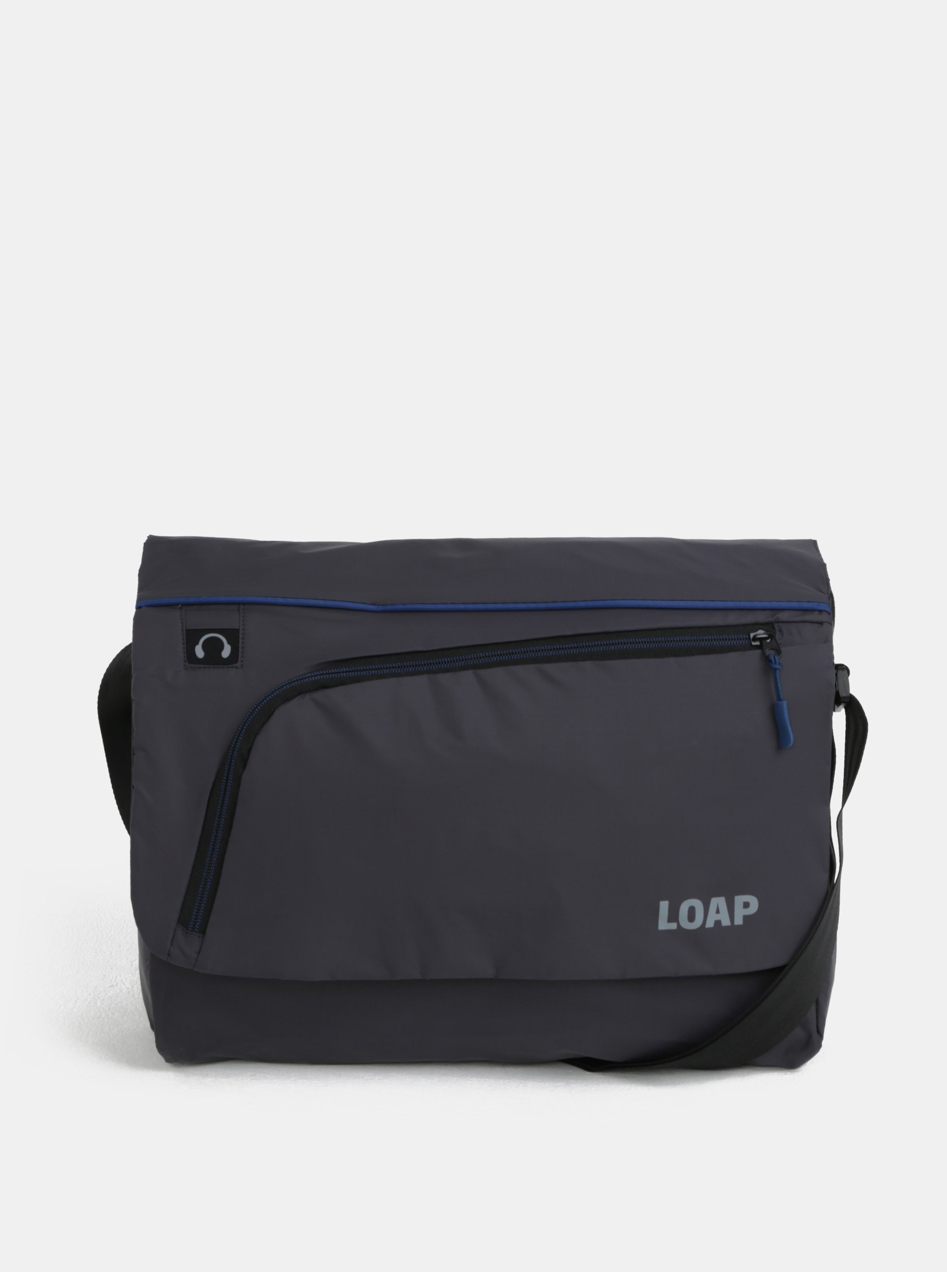 Modro-šedá pánská taška na notebook LOAP Gotsa