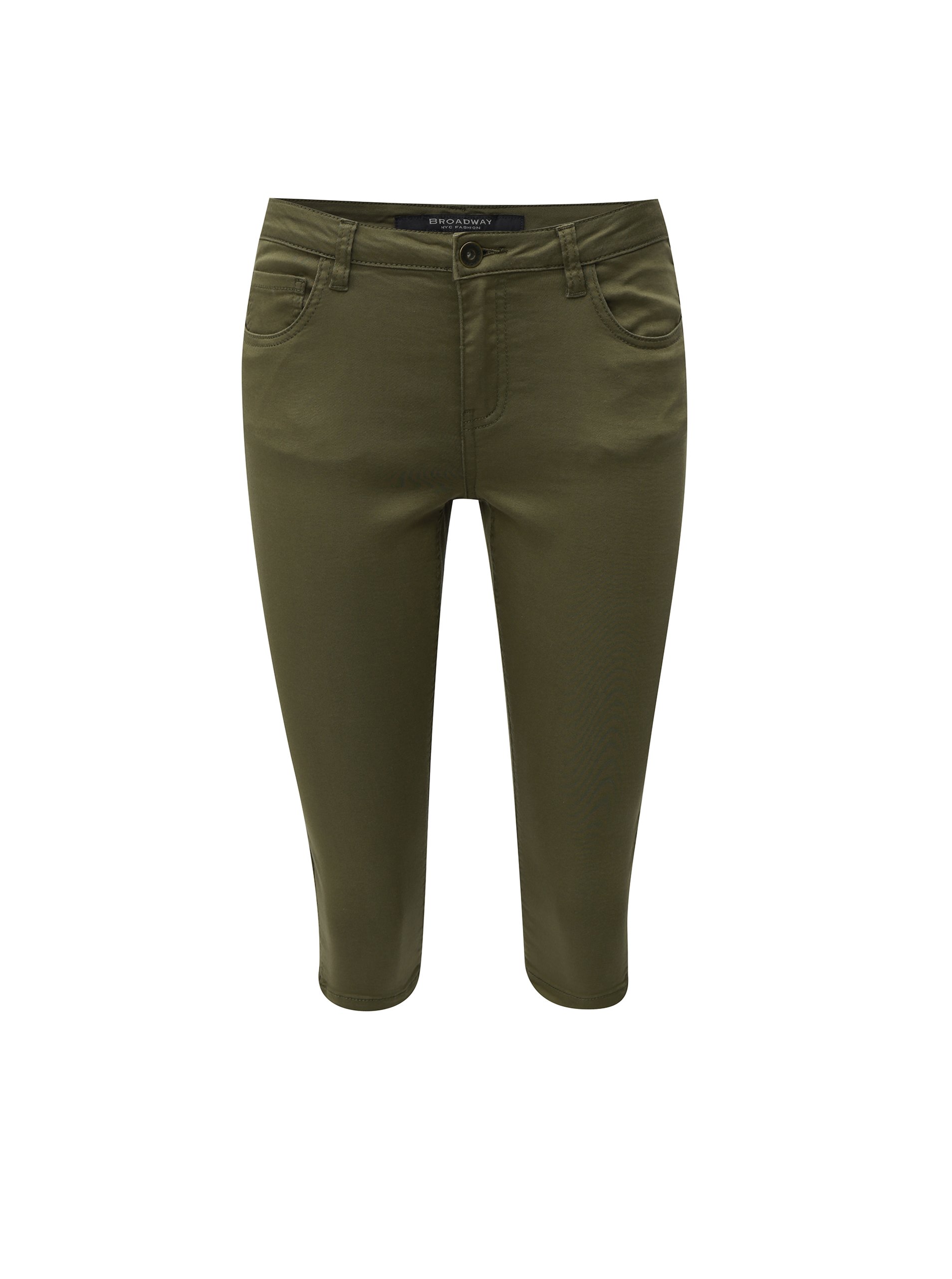 Khaki dámské skinny kraťasy Broadway Kenzie