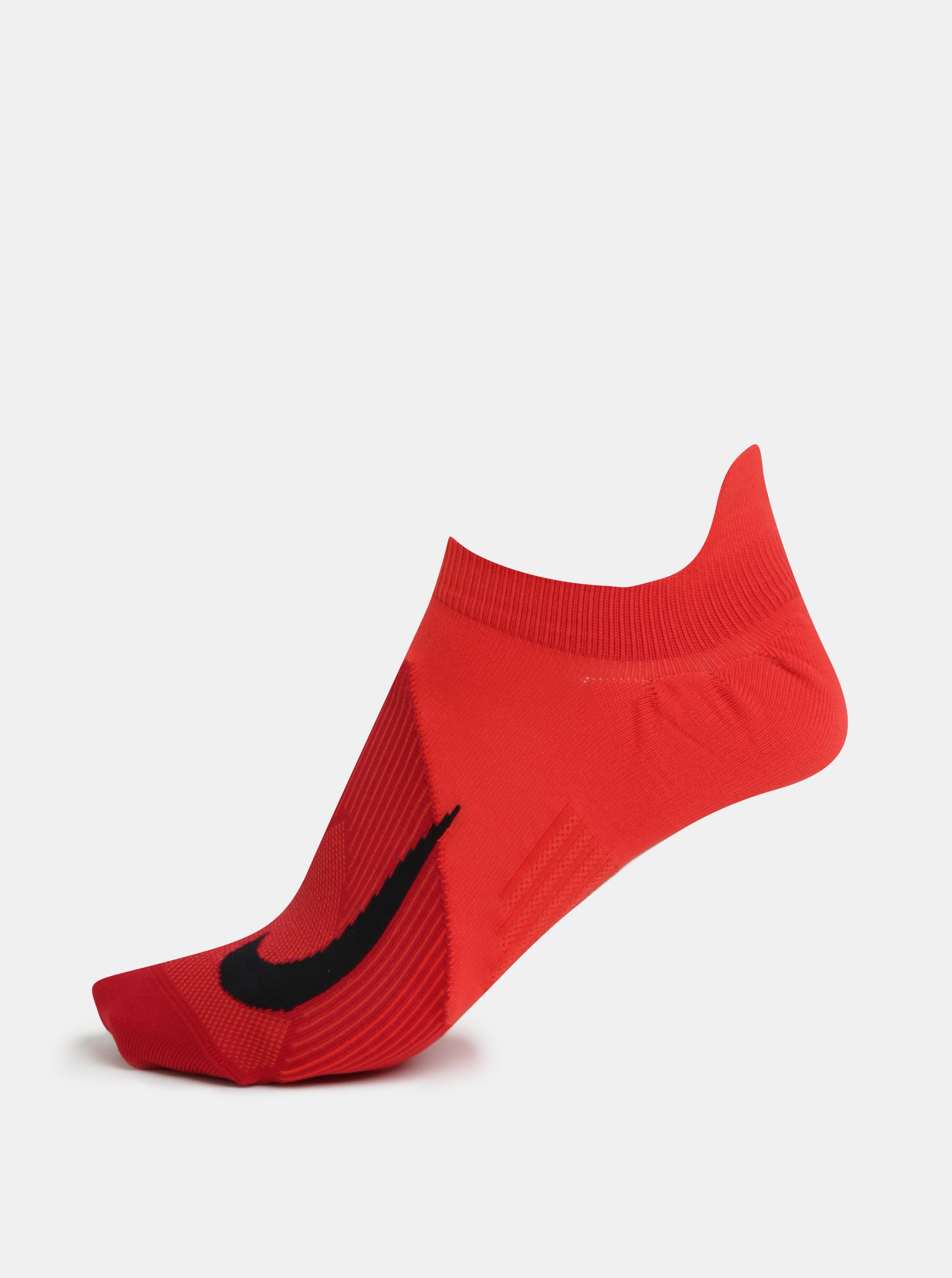 Červené unisex kotníkové funkční ponožky Nike Elite Lightweight