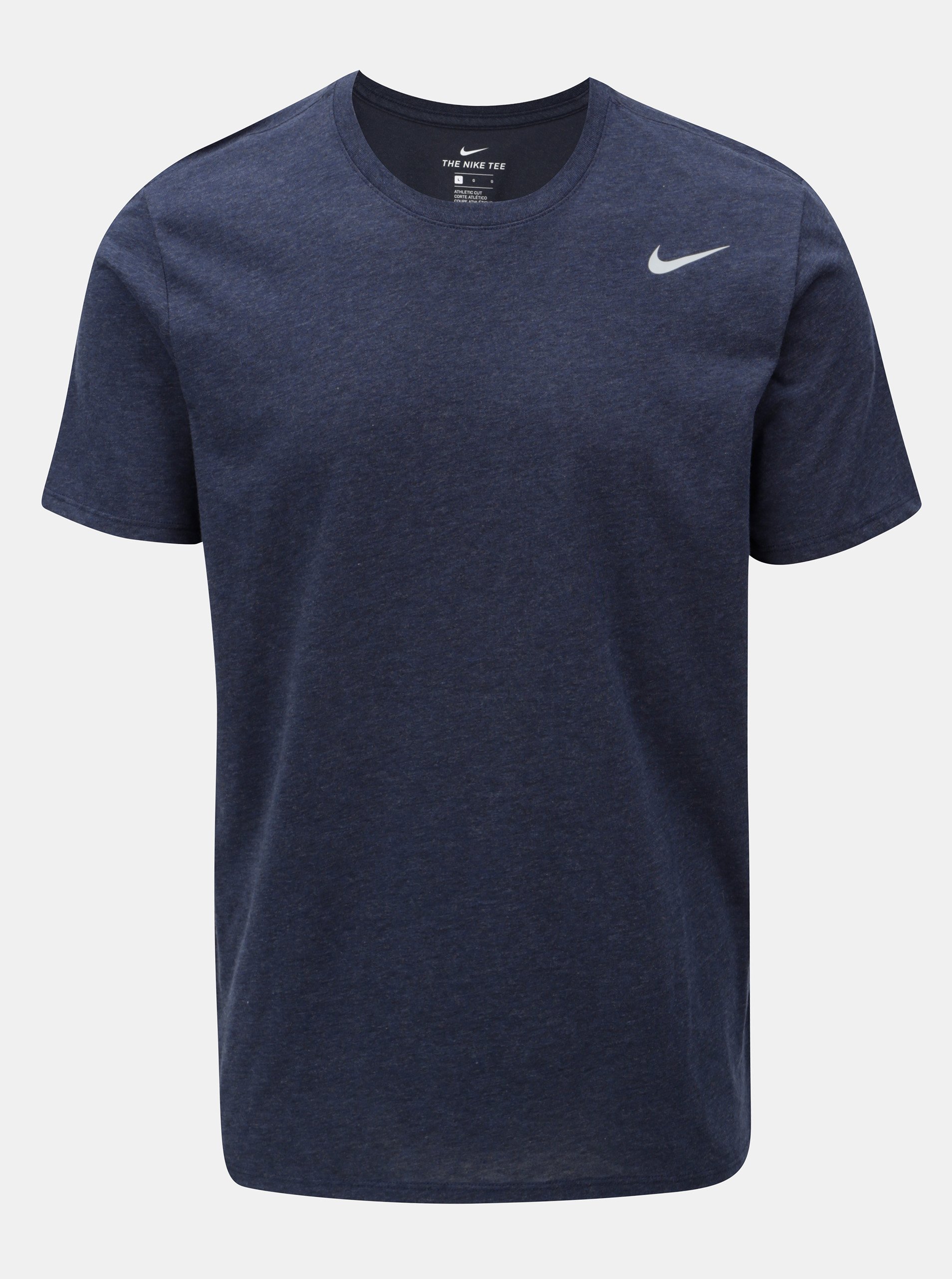Tmavě modré pánské funkční tričko Nike Block Camo
