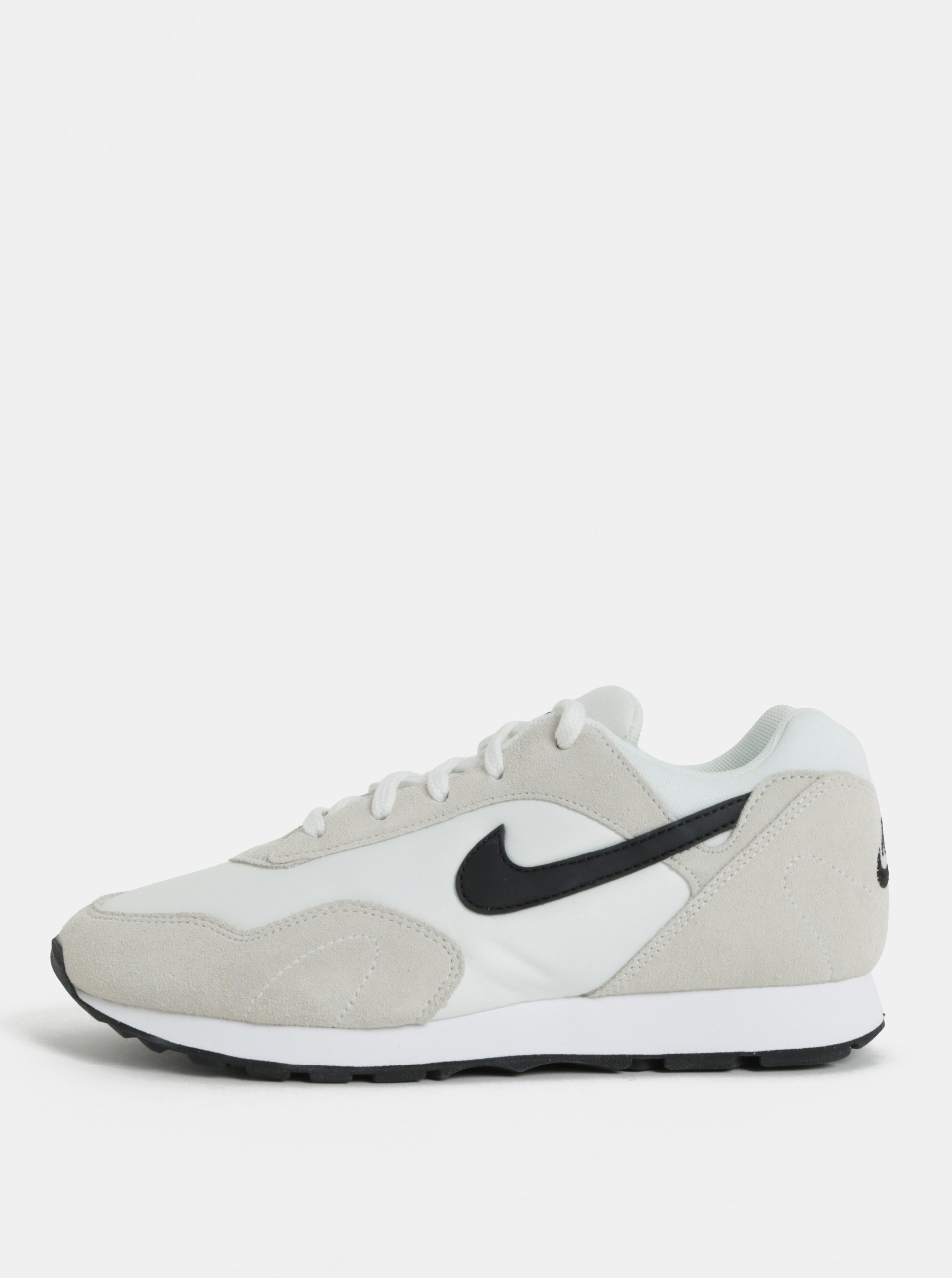 Krémovo-bílé dámské semišové tenisky Nike Blazer Low Leather