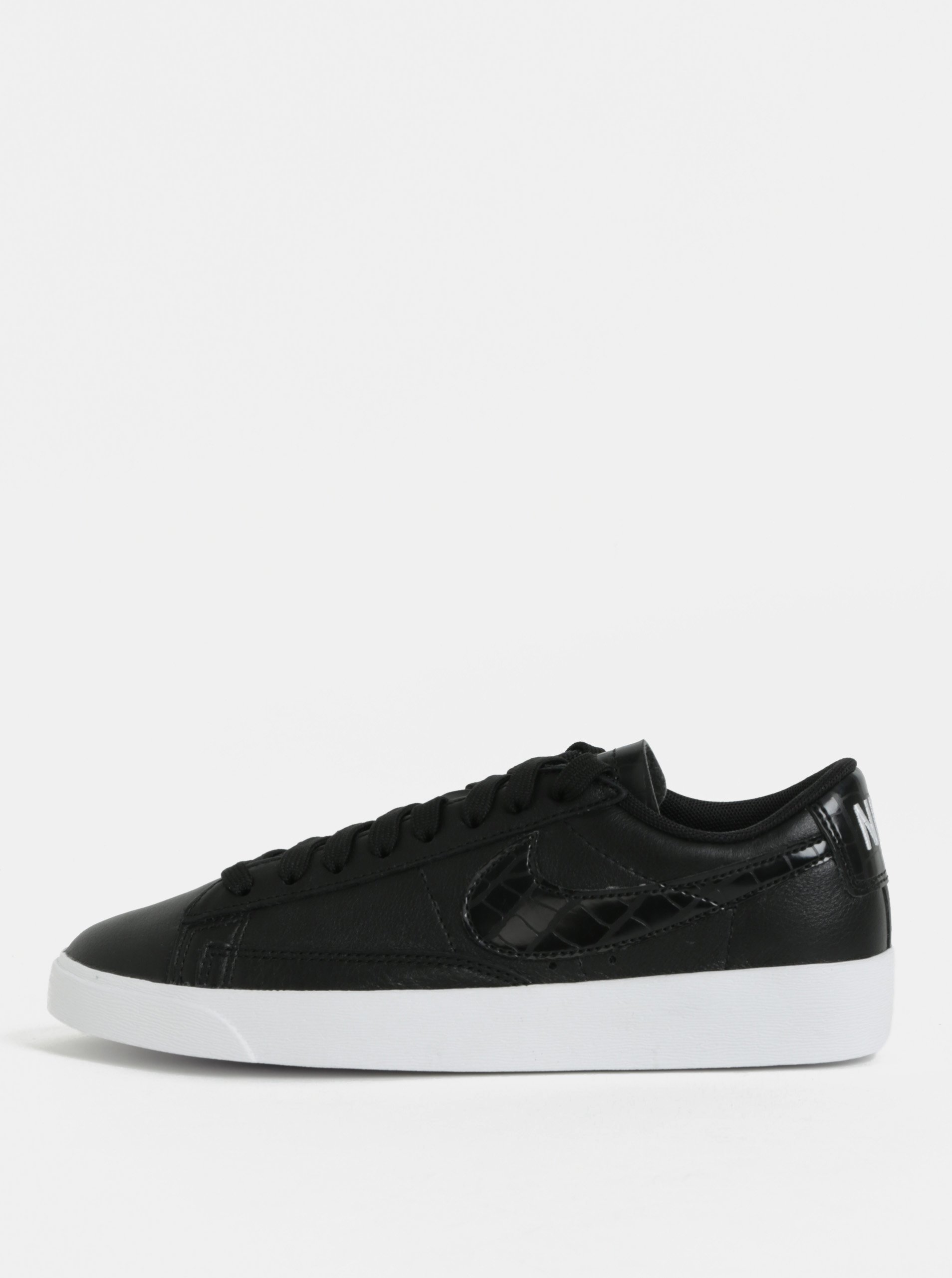 Černé dámské kožené tenisky Nike Blazer Low Leather