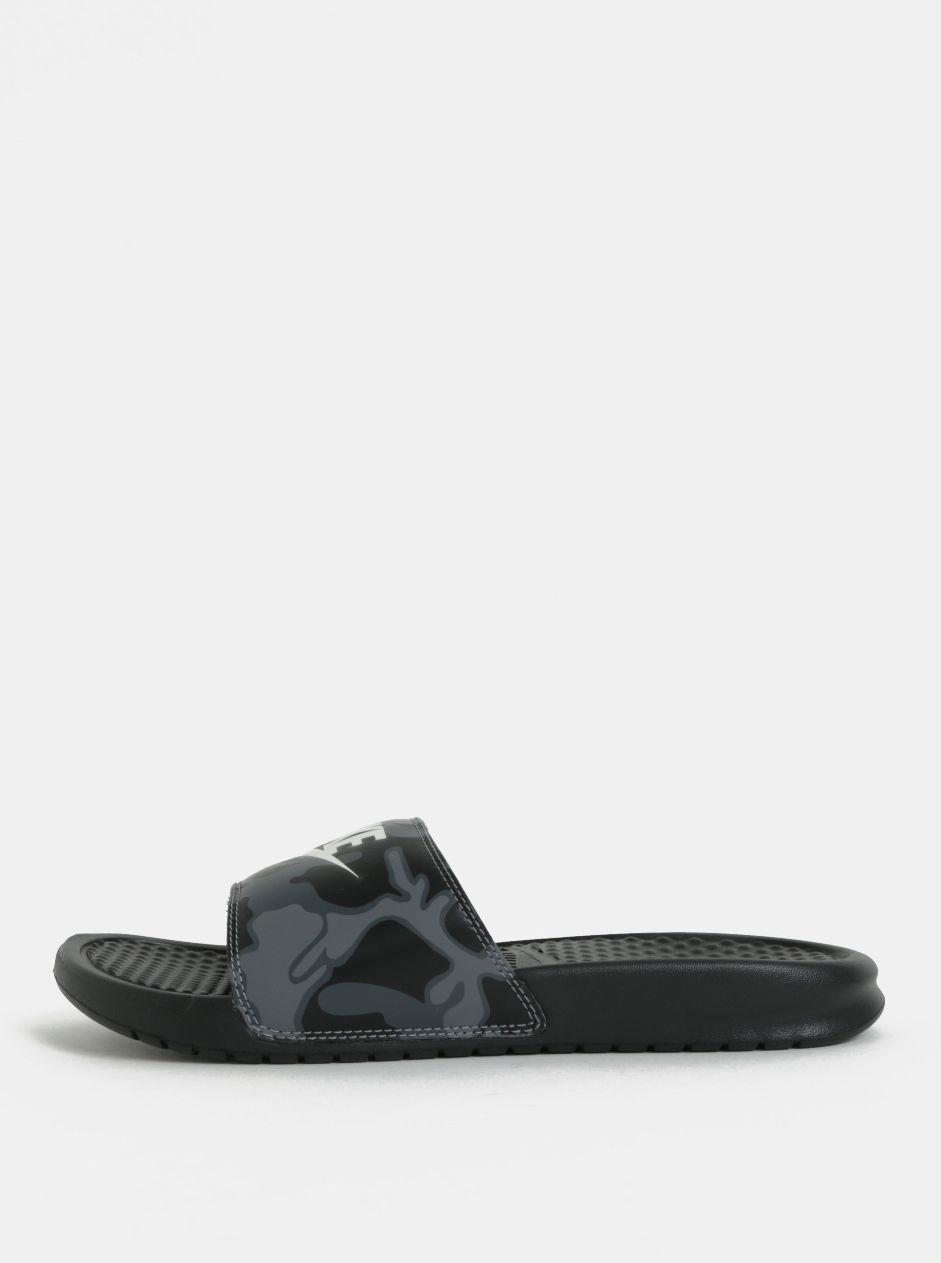 Černé pánské pantofle Nike Benassi JDI Print