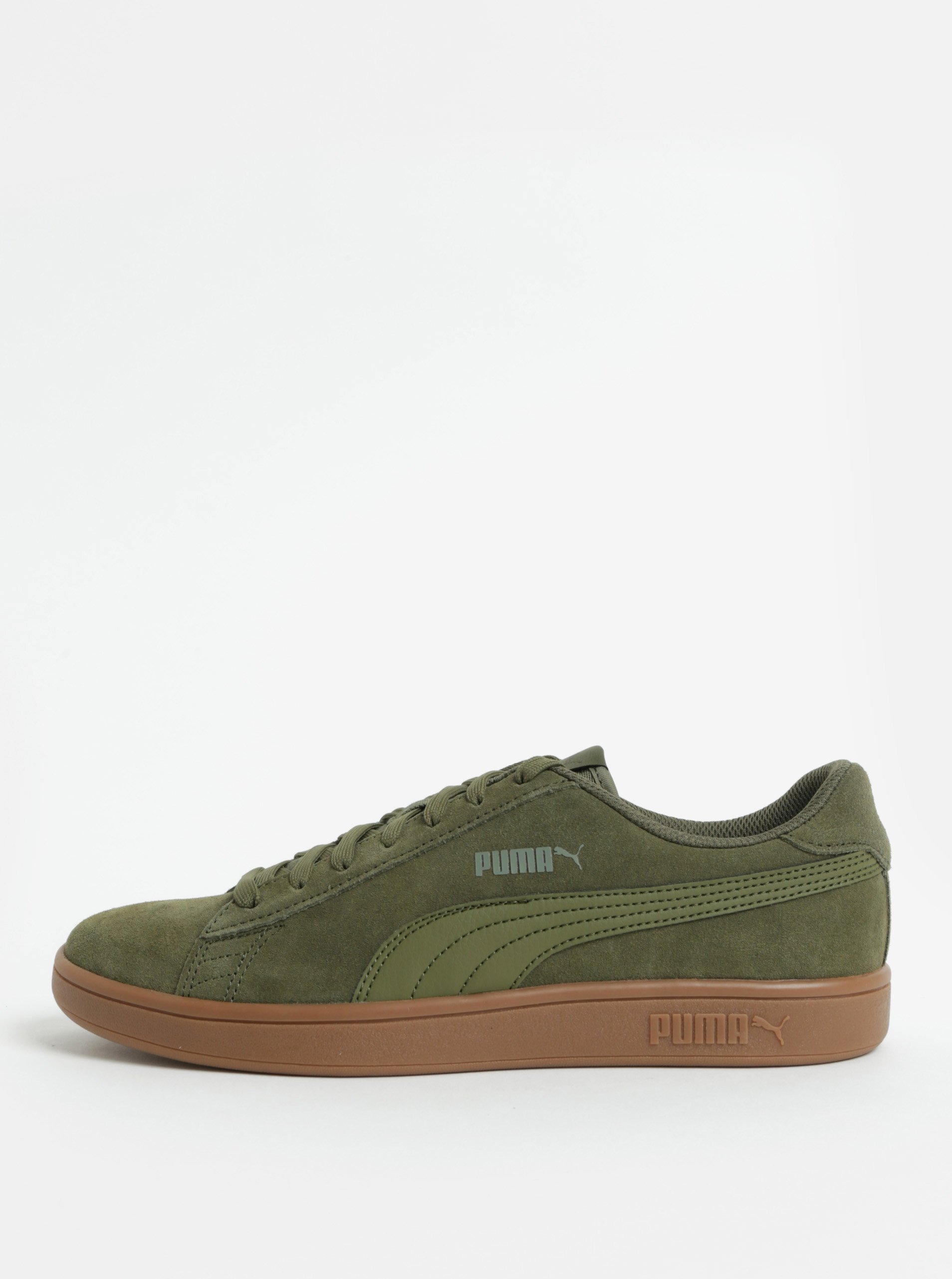 Khaki pánské semišové tenisky Puma Smash Capulet