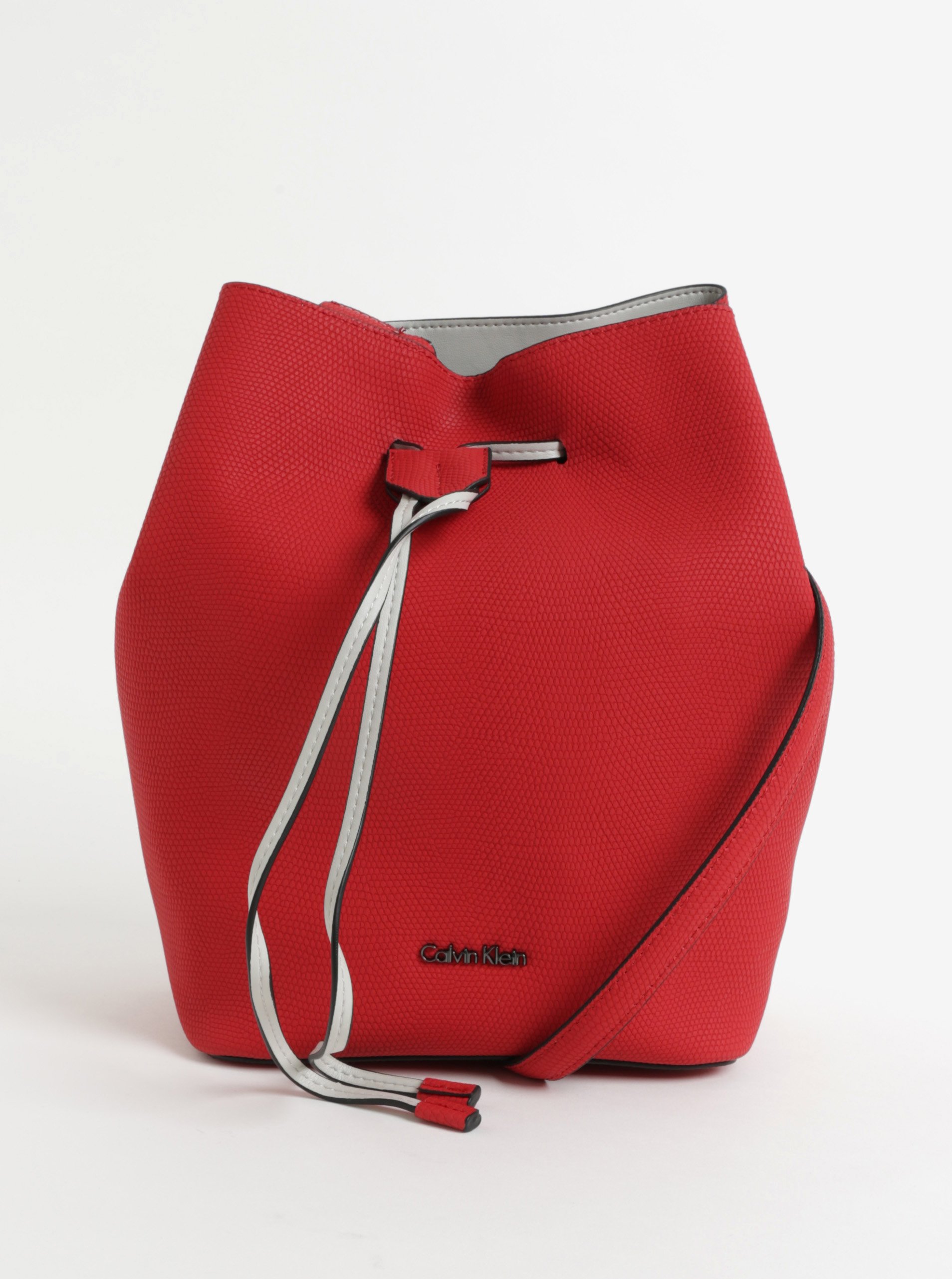 Červená velká kabelka Calvin Klein Jeans