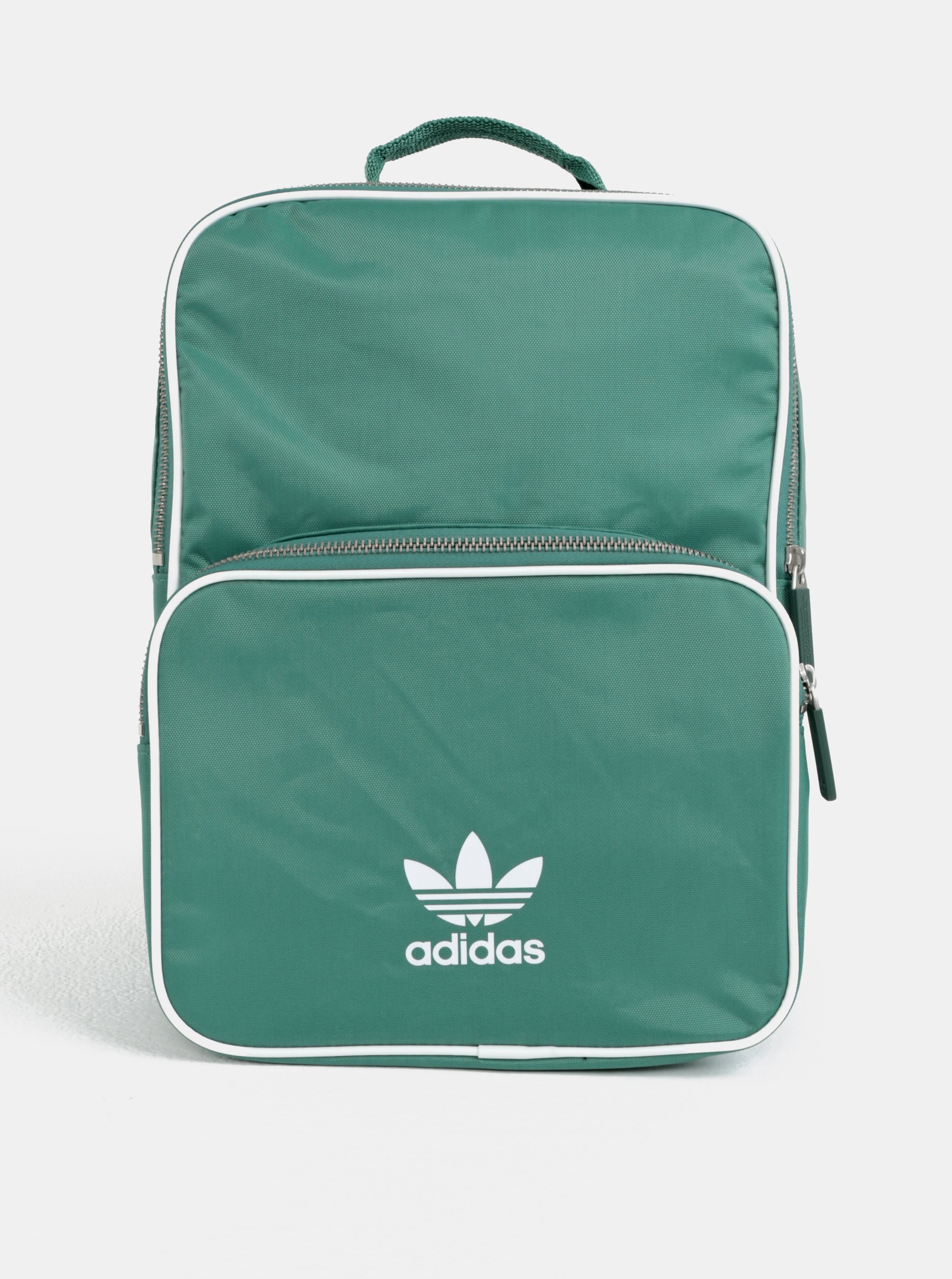 Zelený malý batoh s potiskem adidas Originals