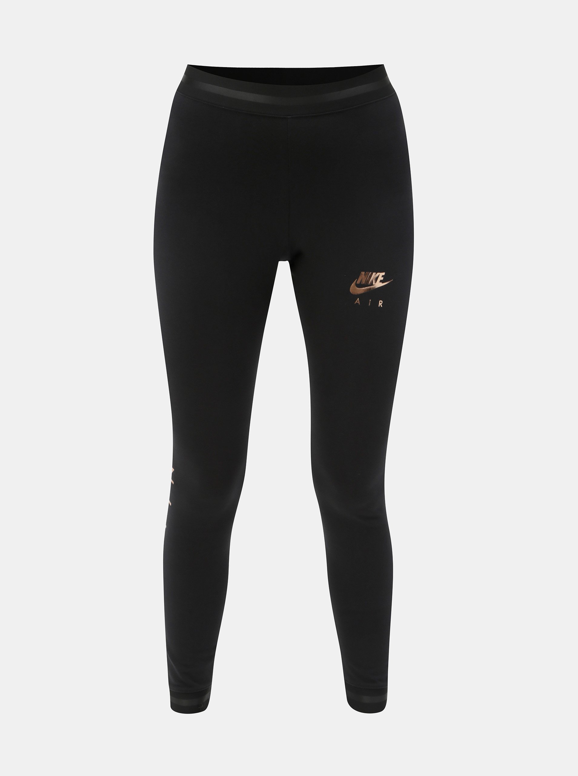 Černé dámské legíny s potiskem Nike Air